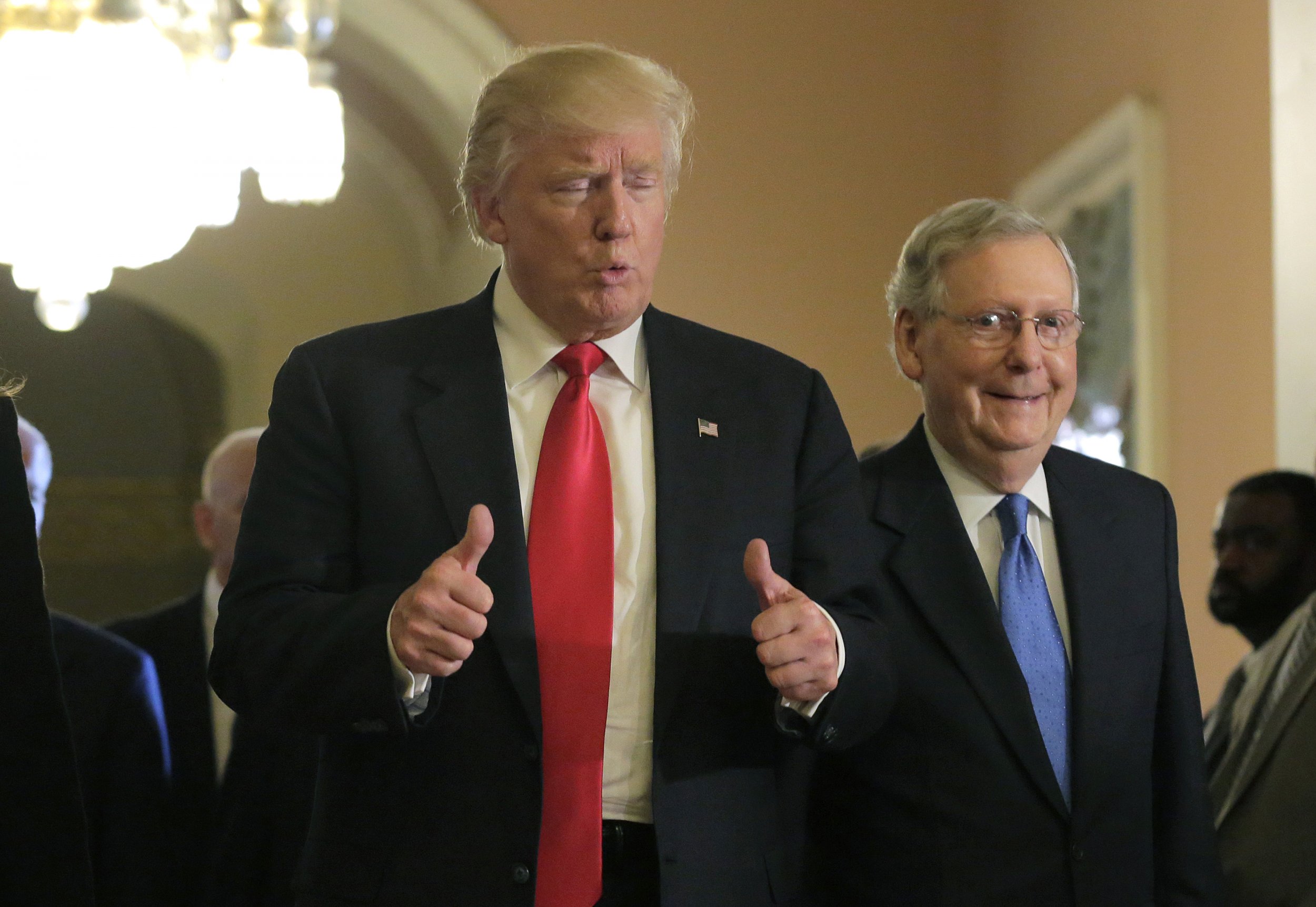 Donald Trump and Mitch McConnell