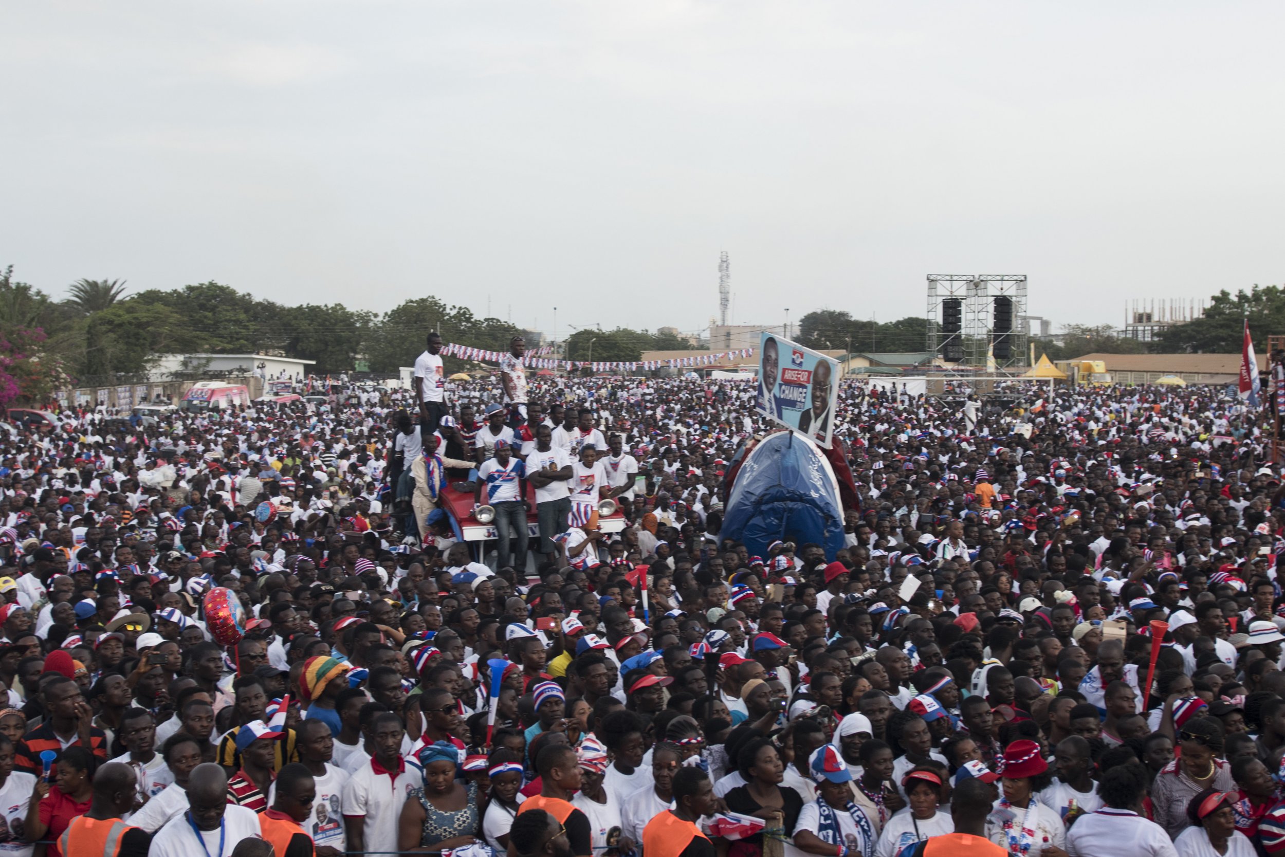 Ghana Nana Akufo-Addo rally