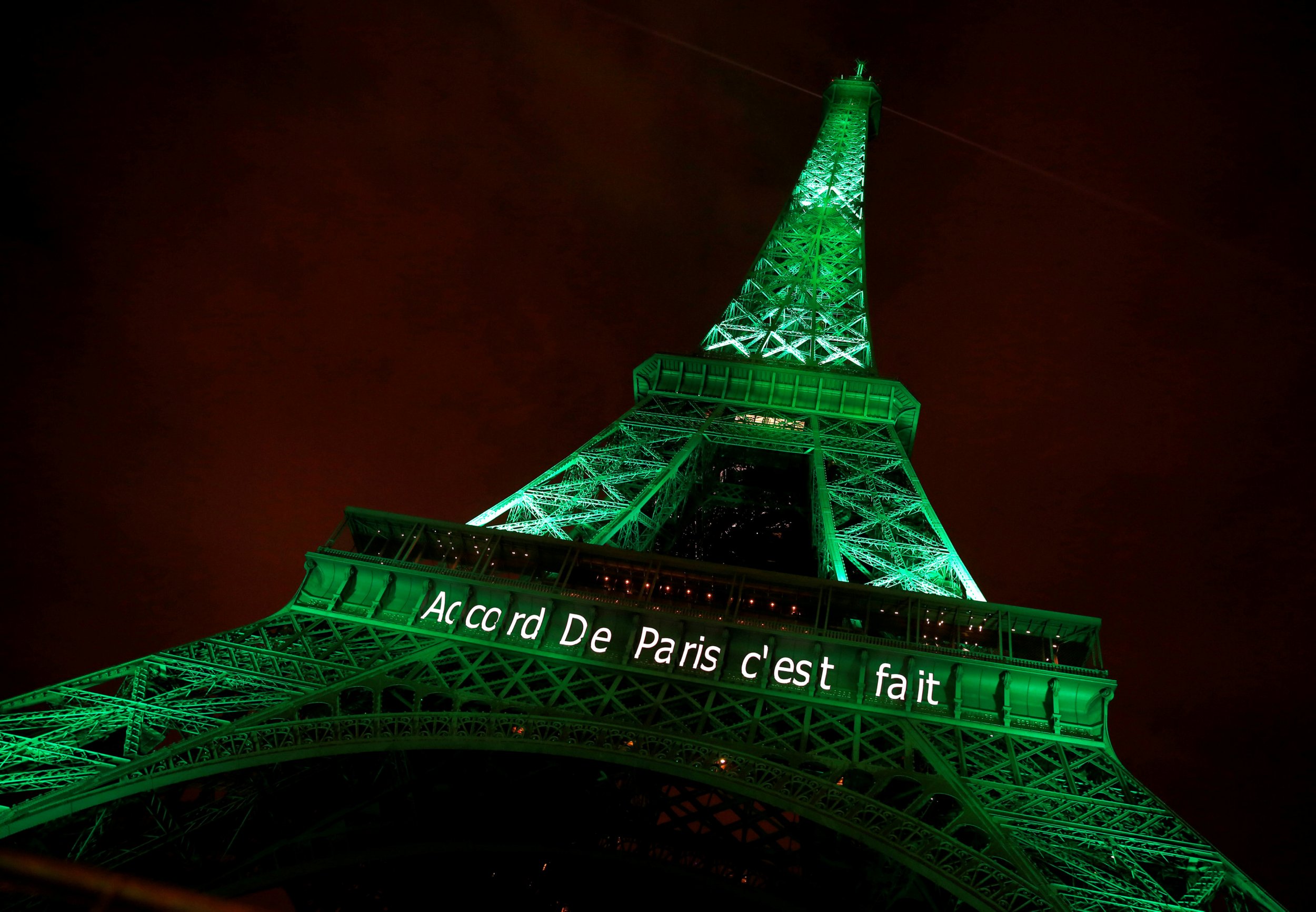 Green Eiffel Tower