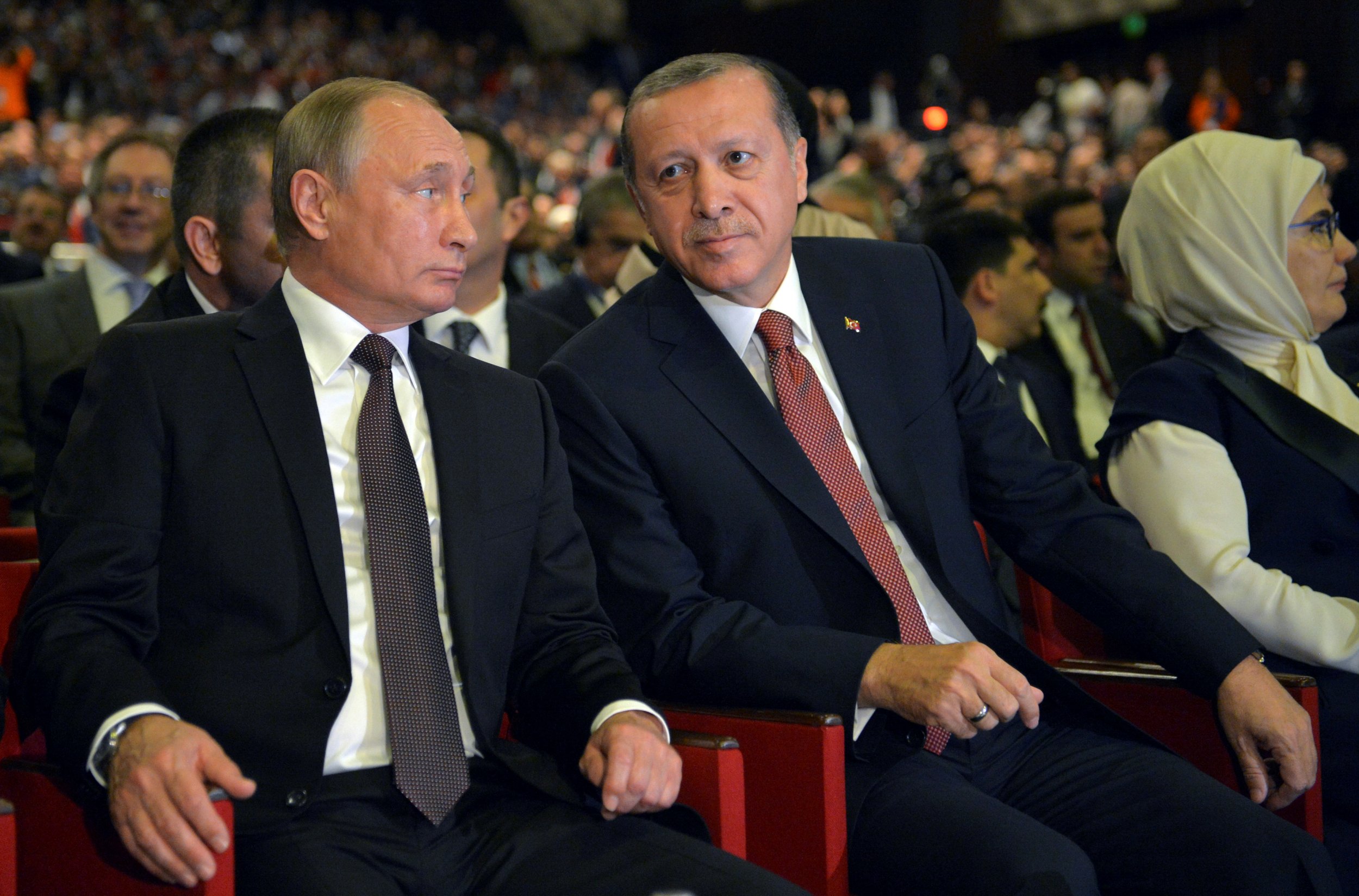 Vladimir Putin and Recep Tayyip Erdogan