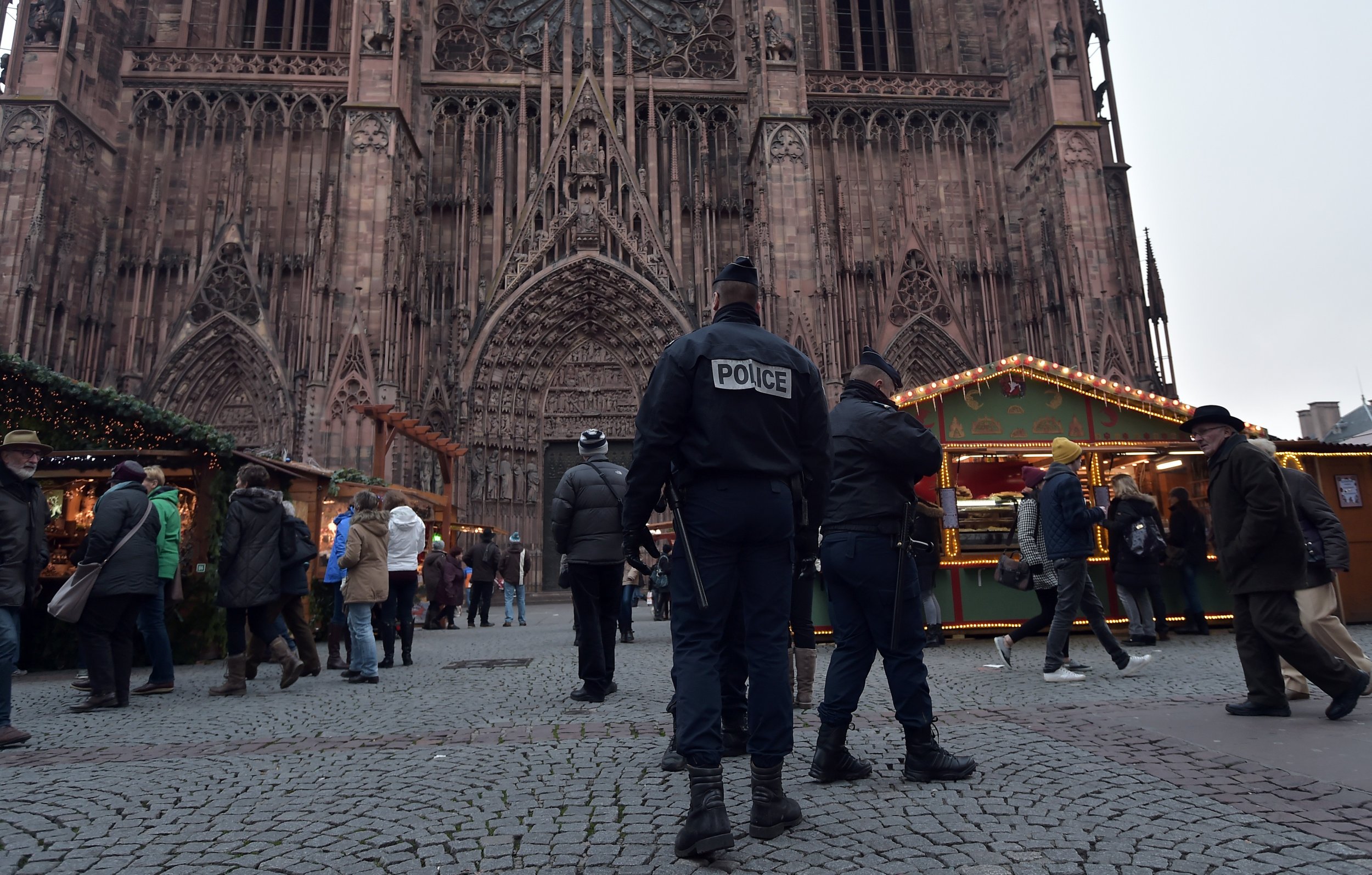 French police in Strasbourg