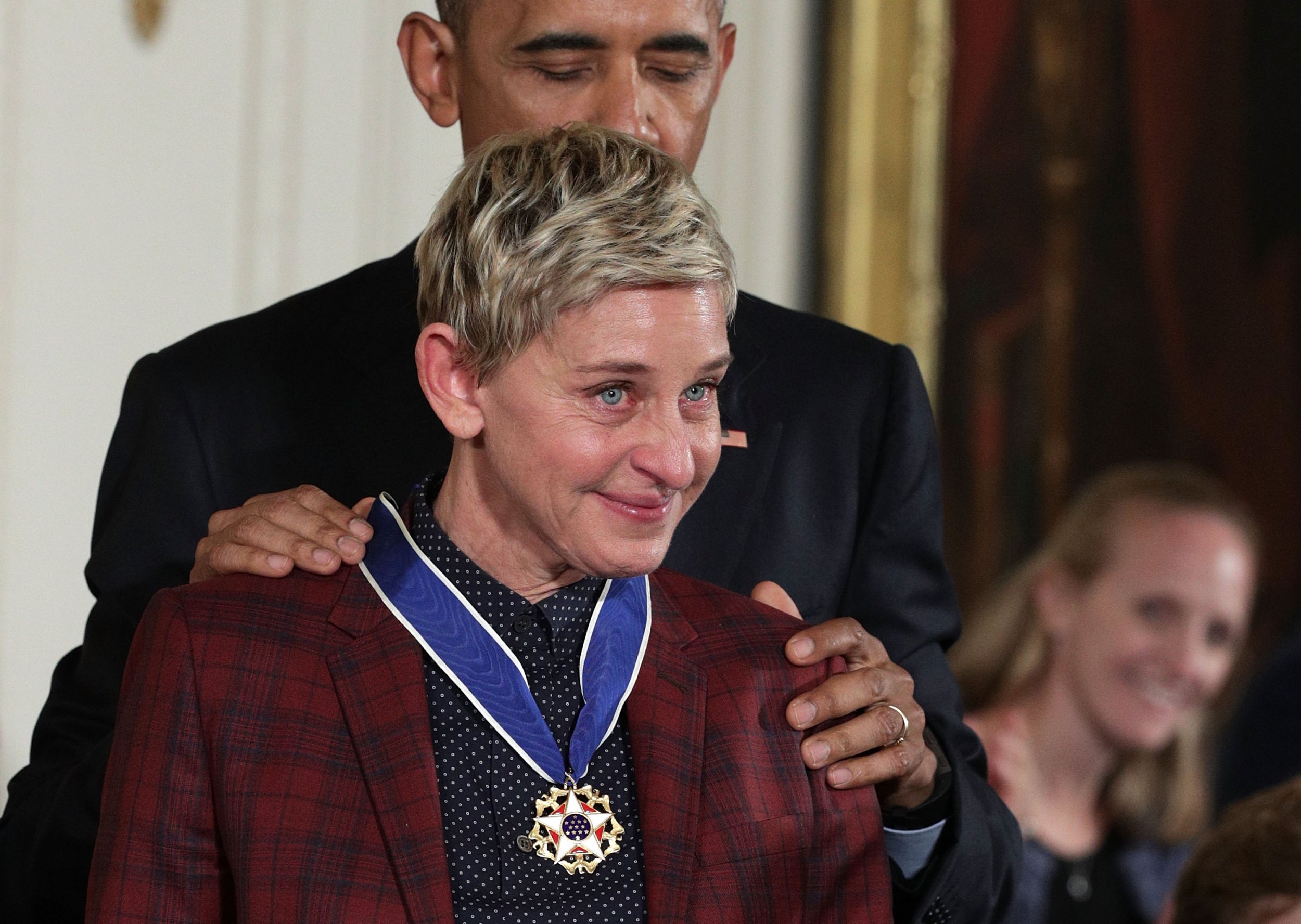 President Barack Obama Presents Ellen DeGeneres With Medal for Gay Rights Influence