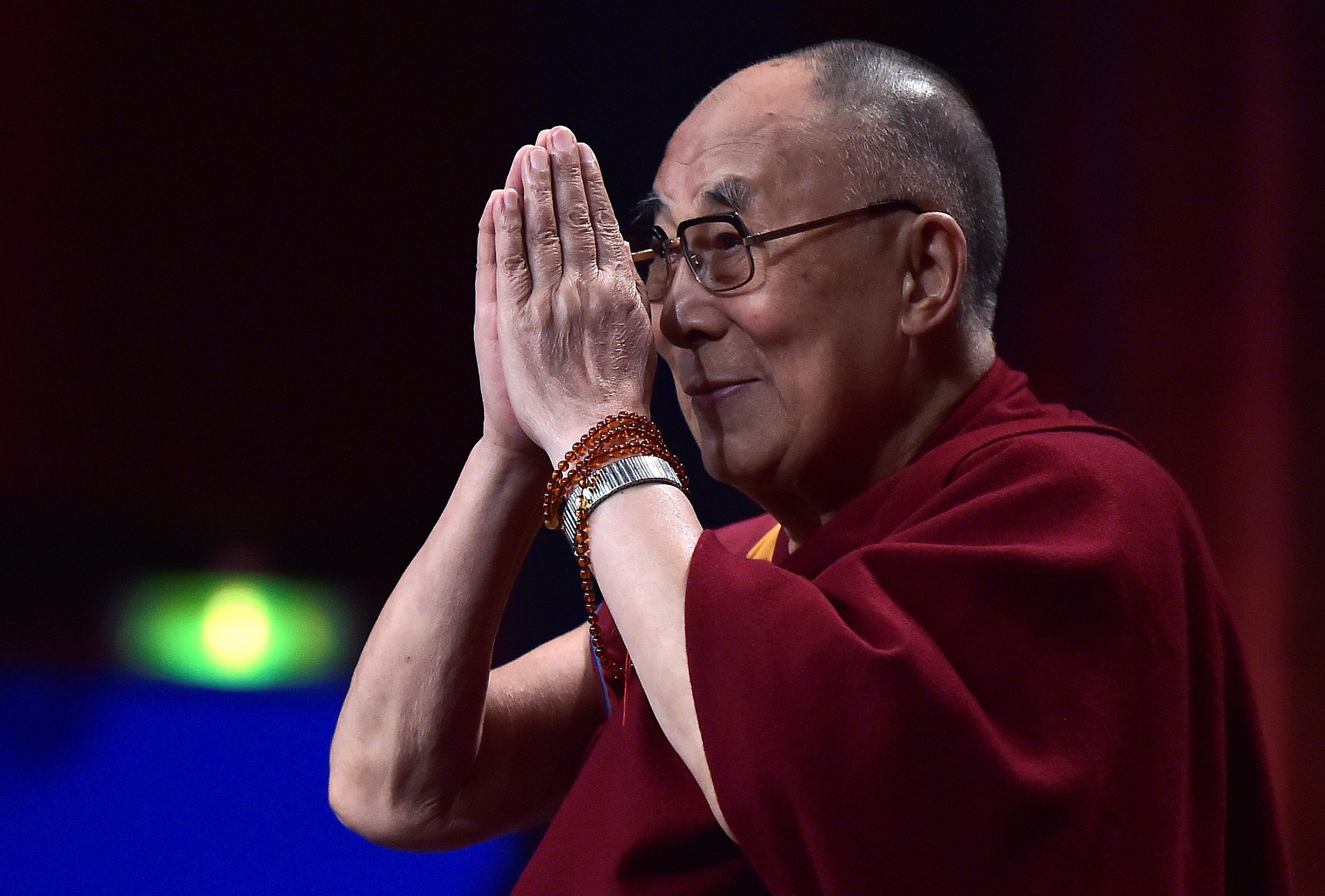 tibetan lama meeting india