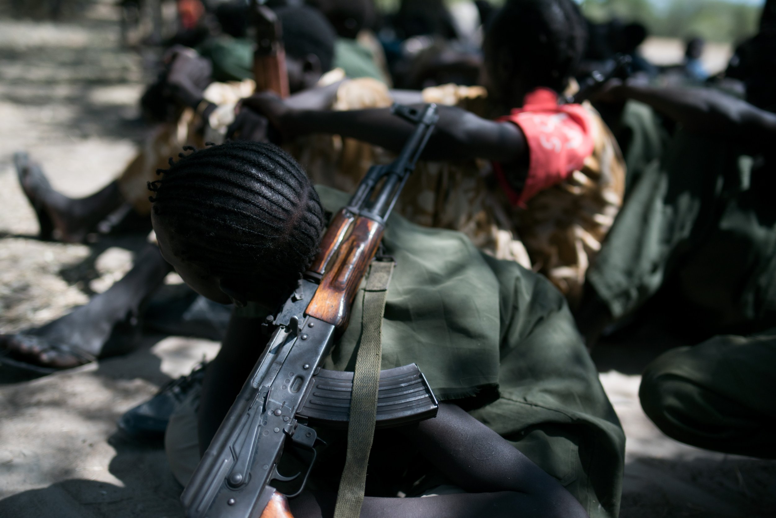 South Sudan child soldier