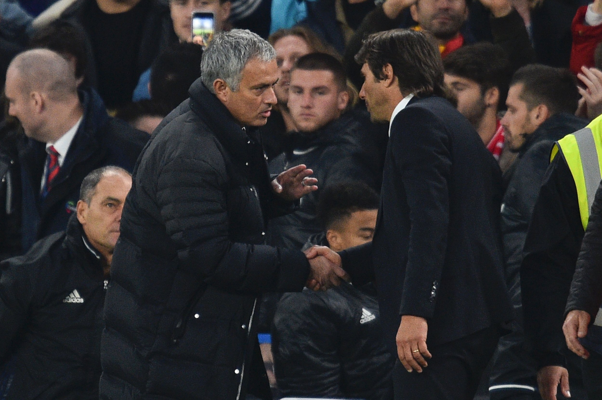 Jose Mourinho and Antonio Conte