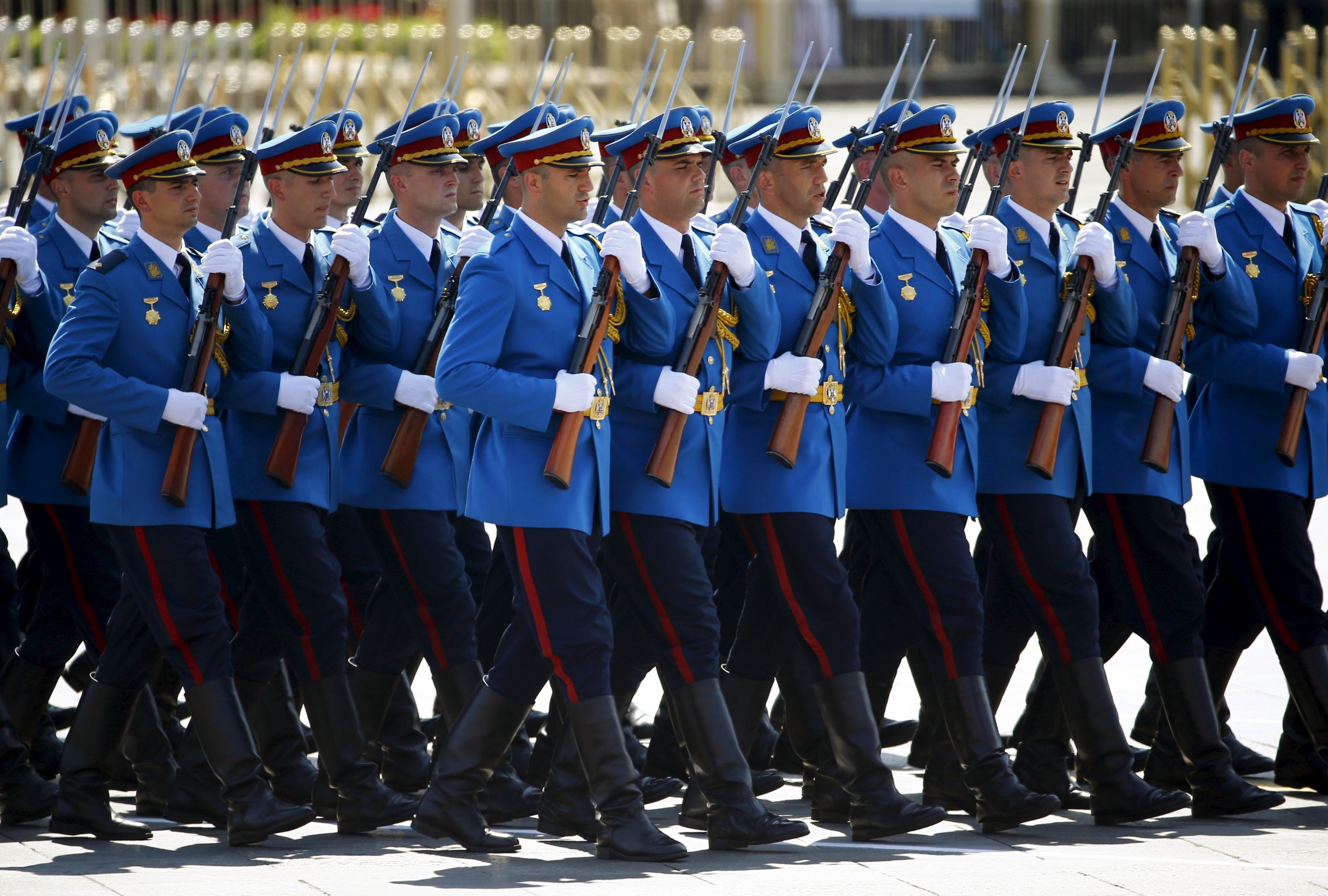 Serbian Military Personnel Hold Historic Protest Over Low Pay