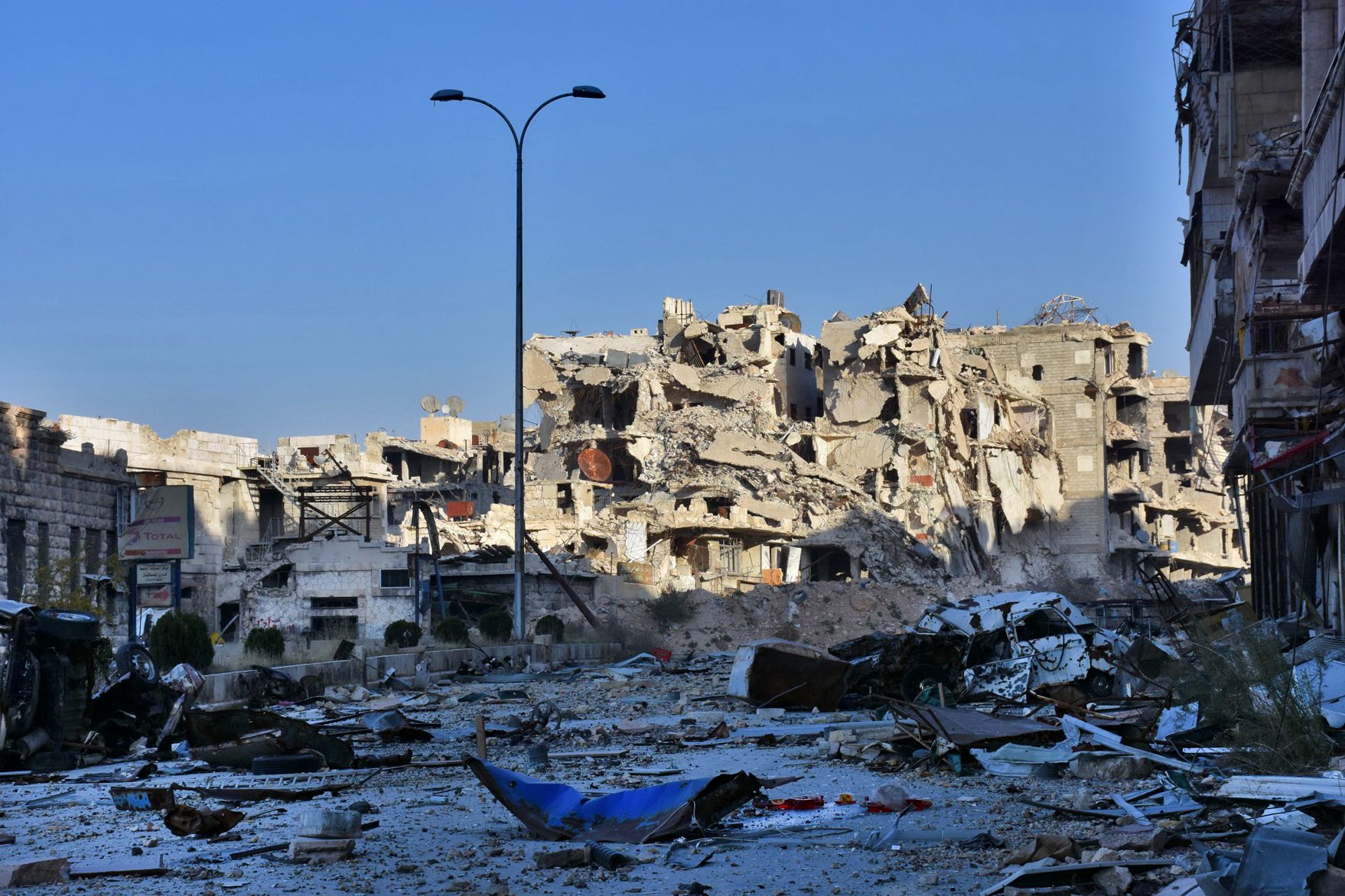 Aleppo's Bustan al-Basha neighborhood