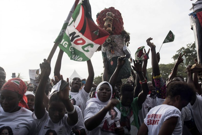 Ghana NDC rally