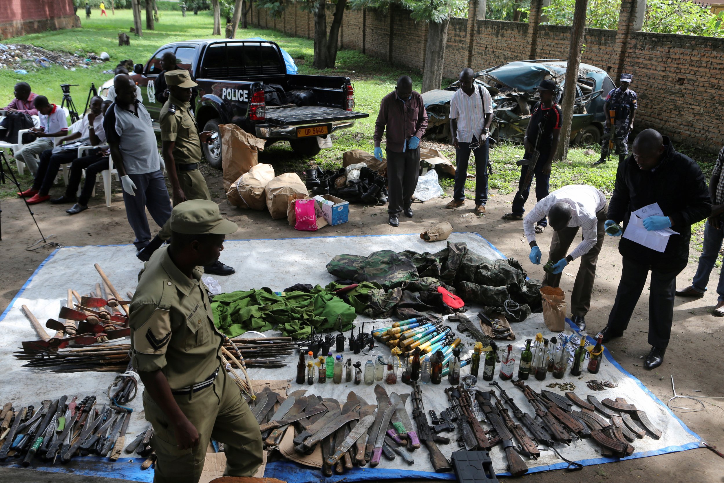 Uganda weapons cache