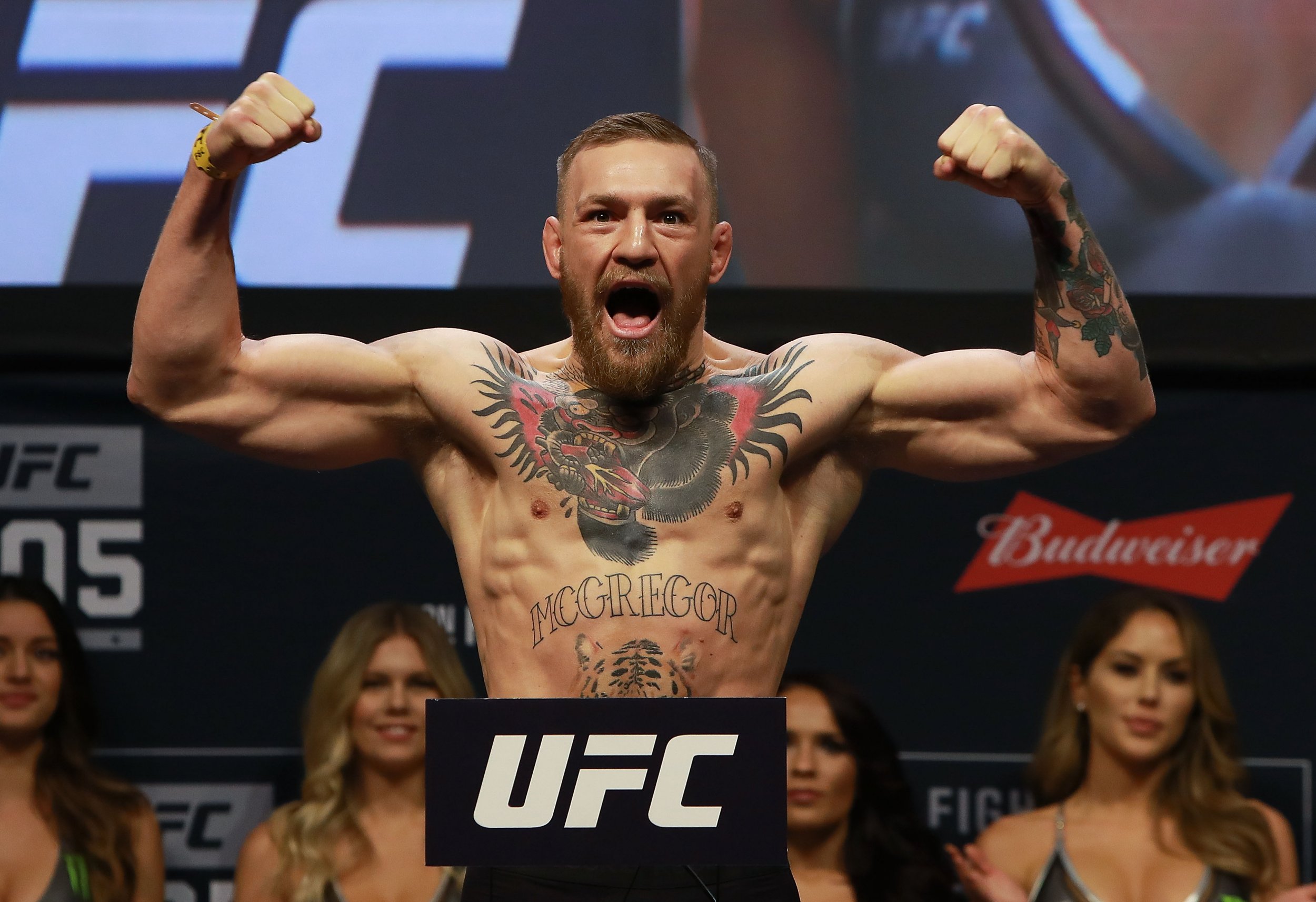 UFC lightweight champion Conor McGregor.