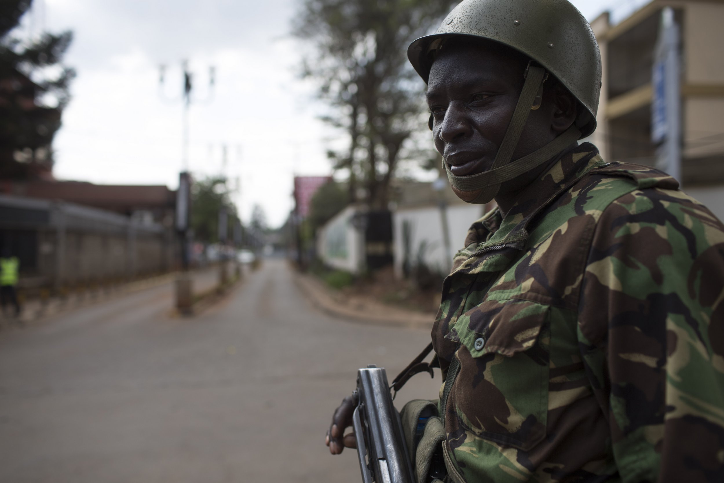 Kenya soldier in Nairobi