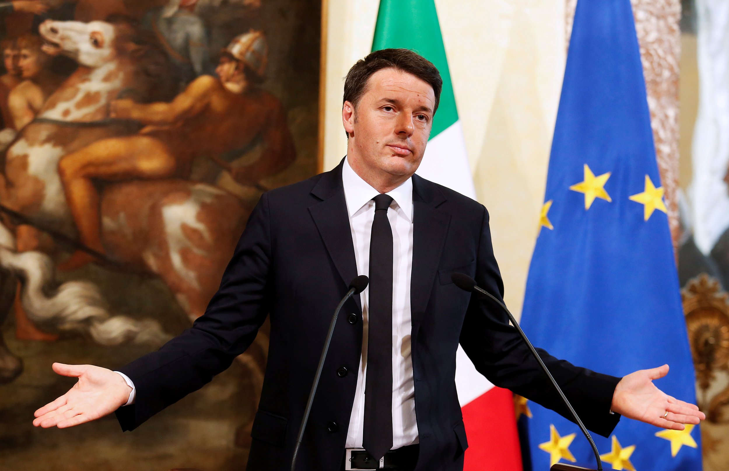 Italy's Prime Minister Matteo Renzi