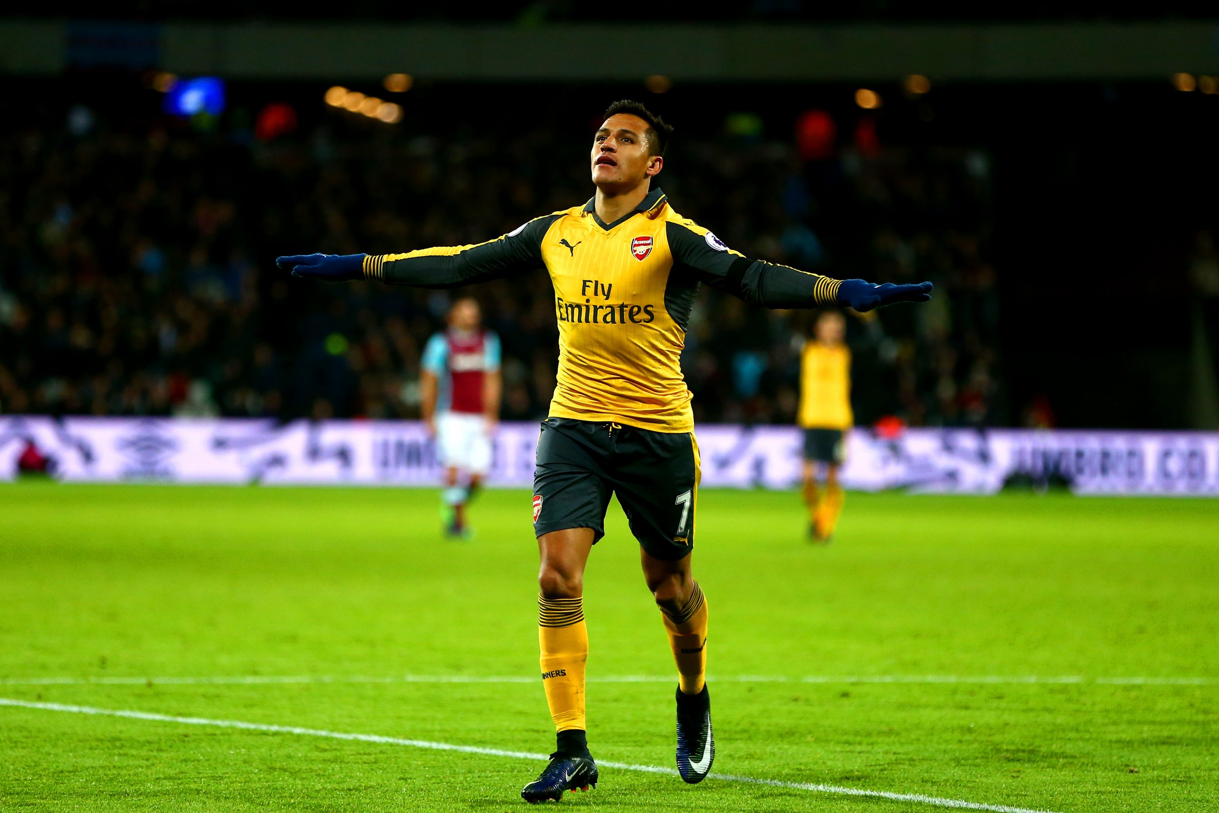 Arsenal striker Alexis Sanchez.