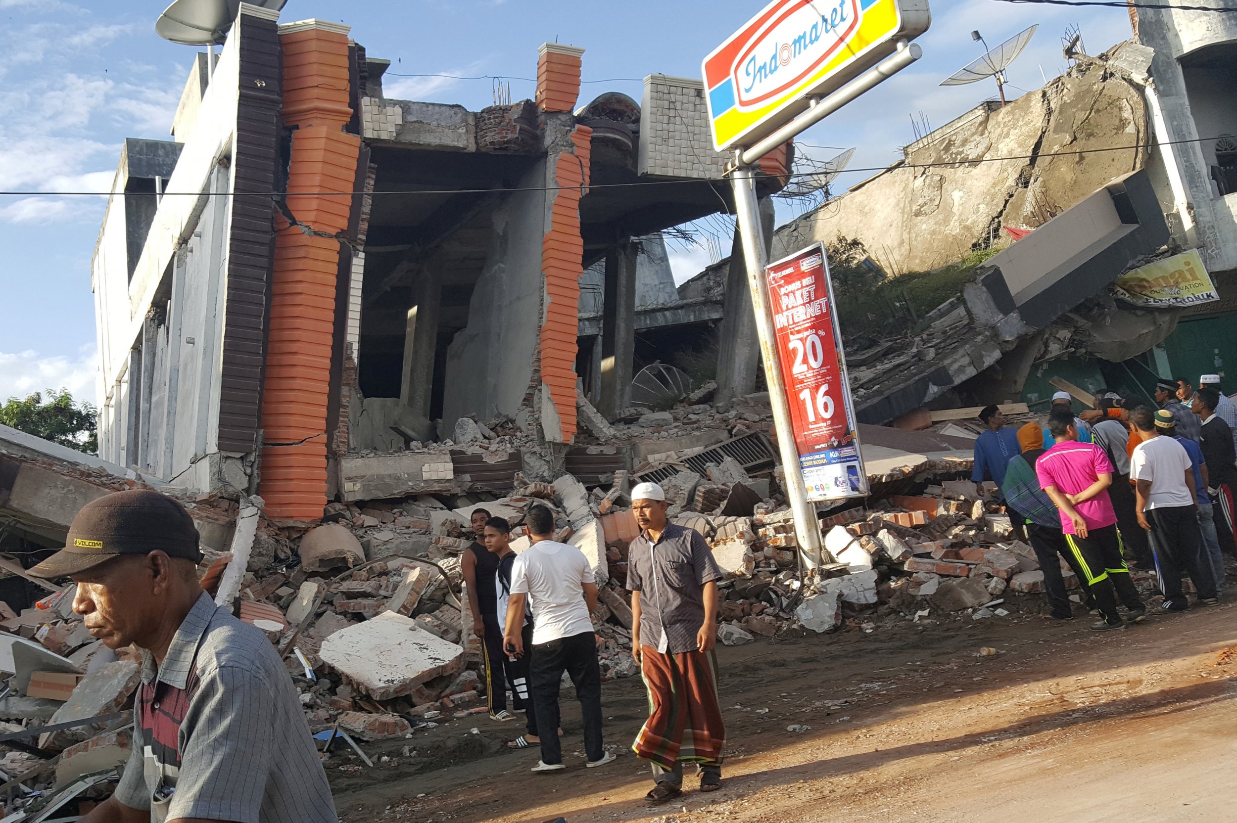 Aceh earthquake damage