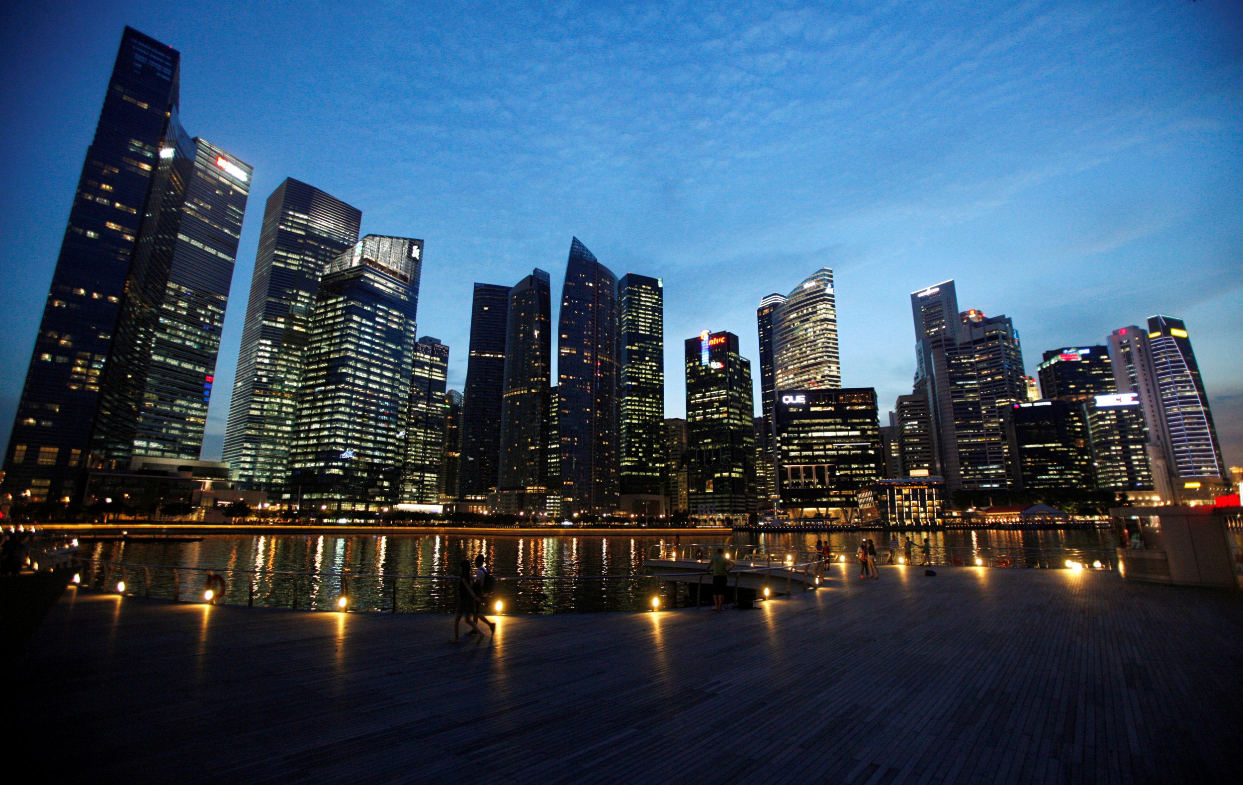 Singapore business district