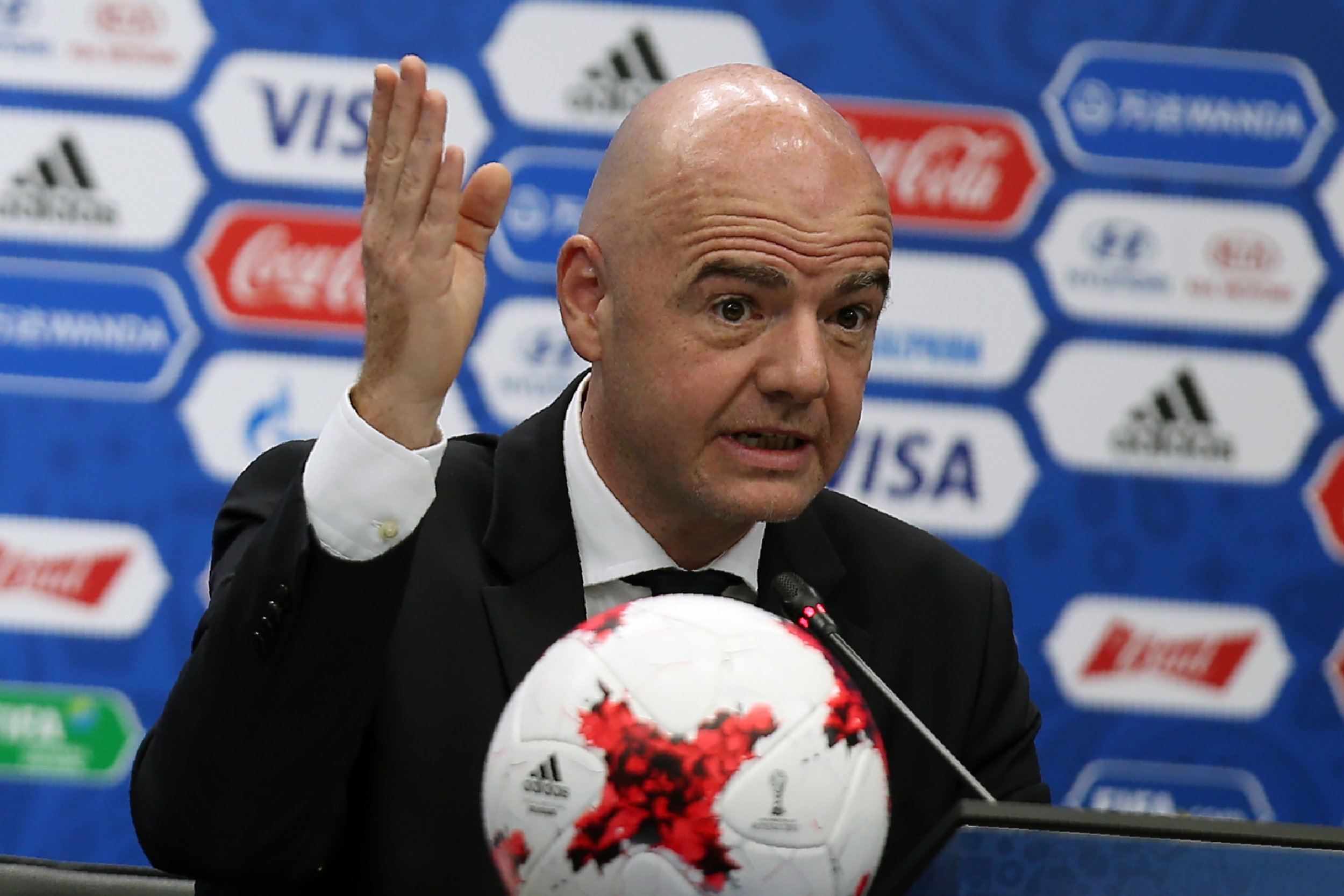 Qatar 2022 World Cup Gianni Infantino Impressed By Progress Of Porn Sex Picture