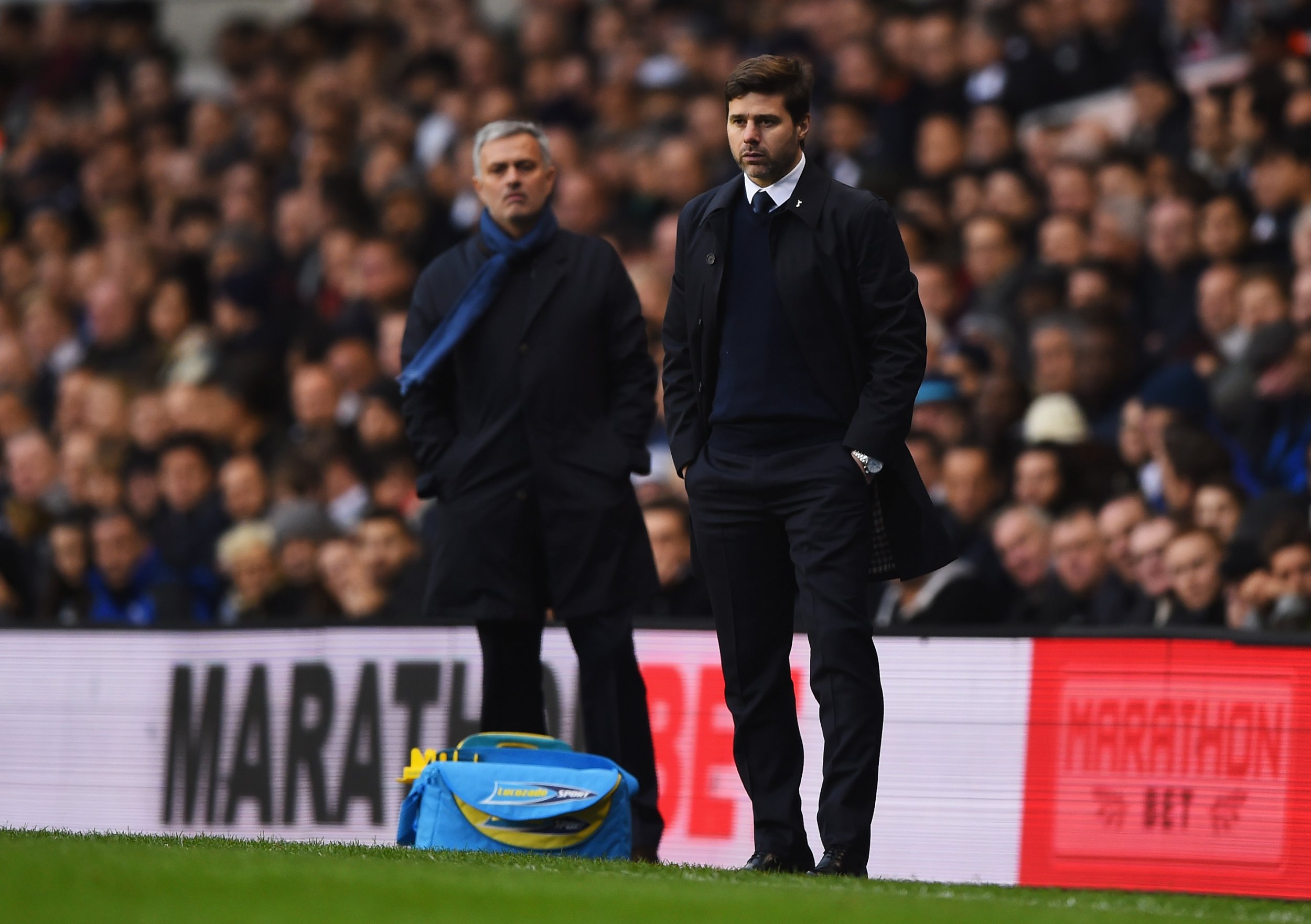 Mauricio Pochettino and Jose Mourinho