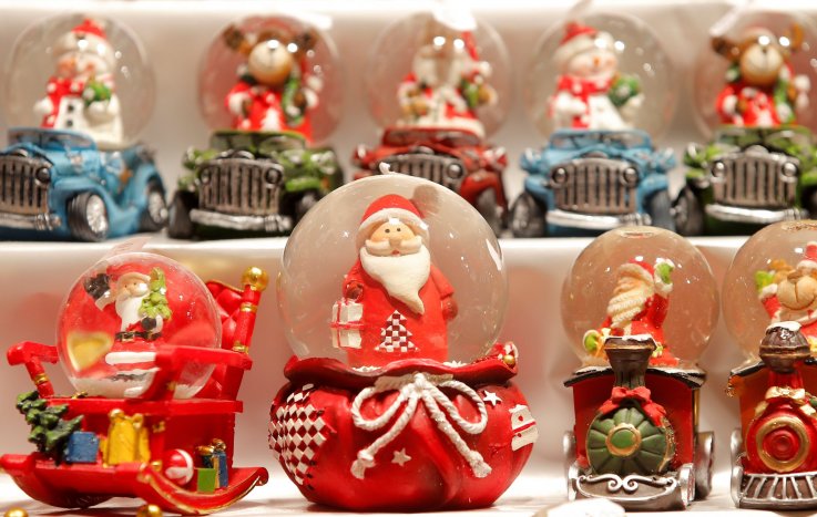 Santa in a bottle