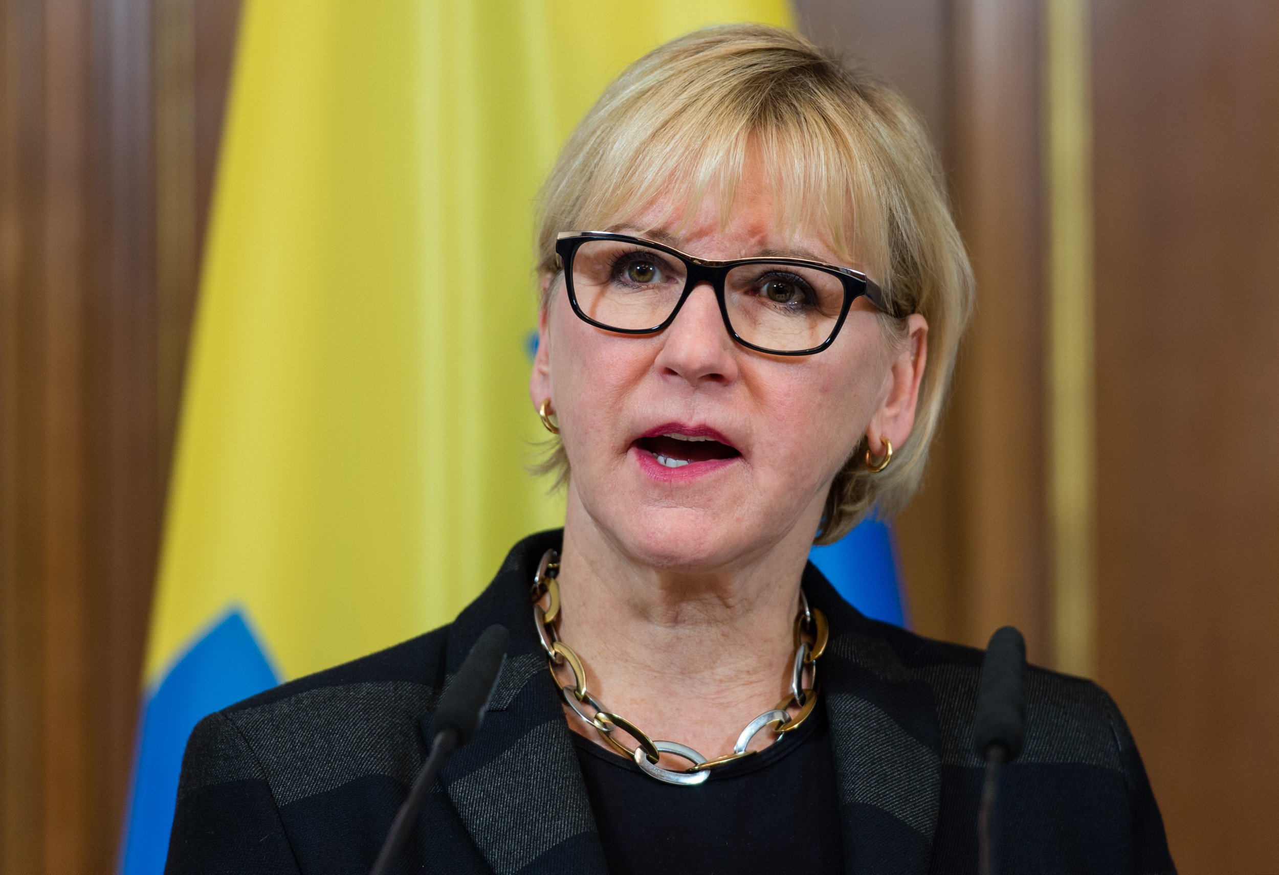 Swedish Foreign Minister Margot Wallstrom