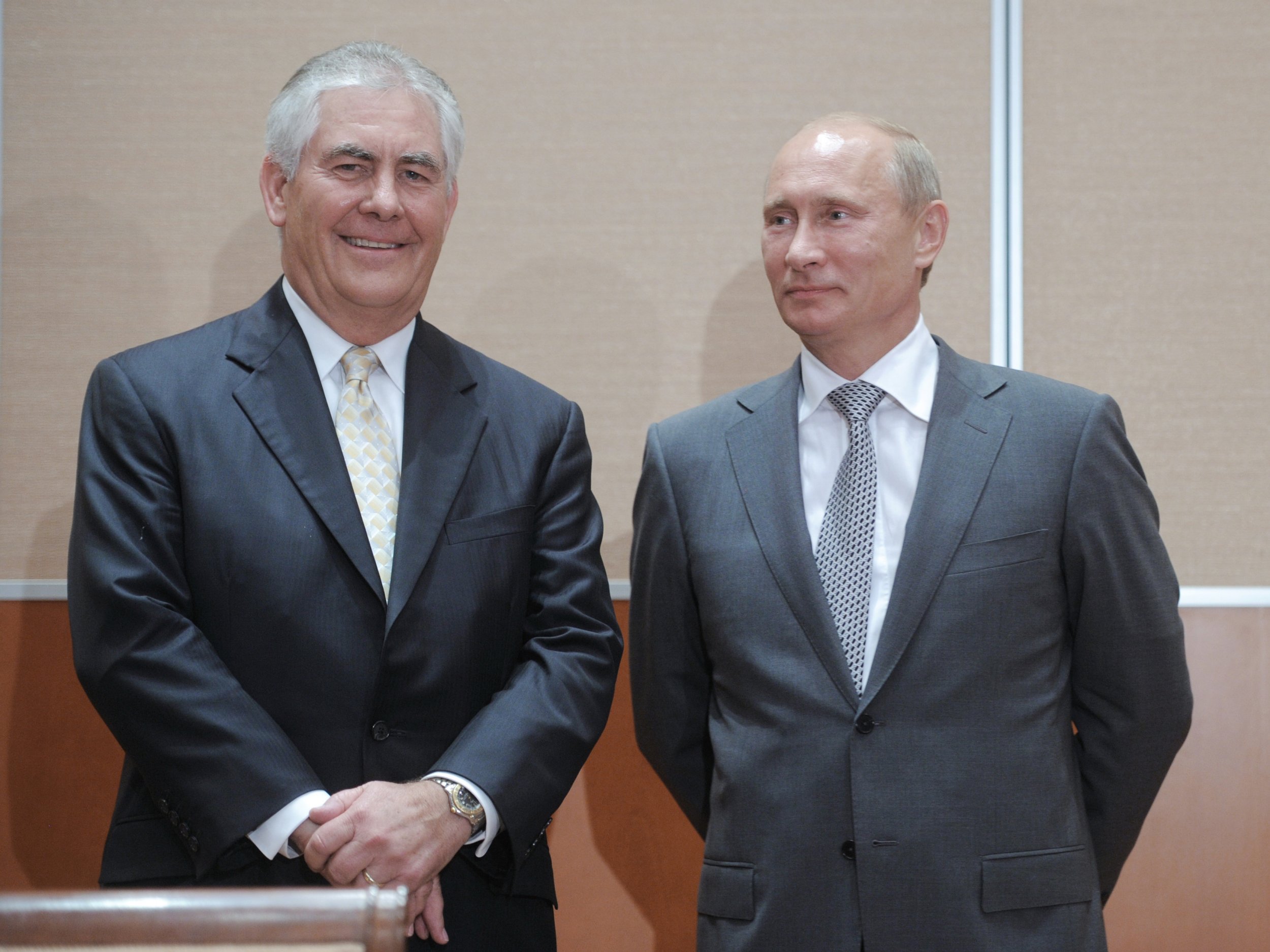 Putin and Tillerson