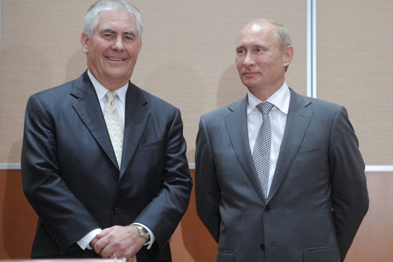 Putin and Tillerson
