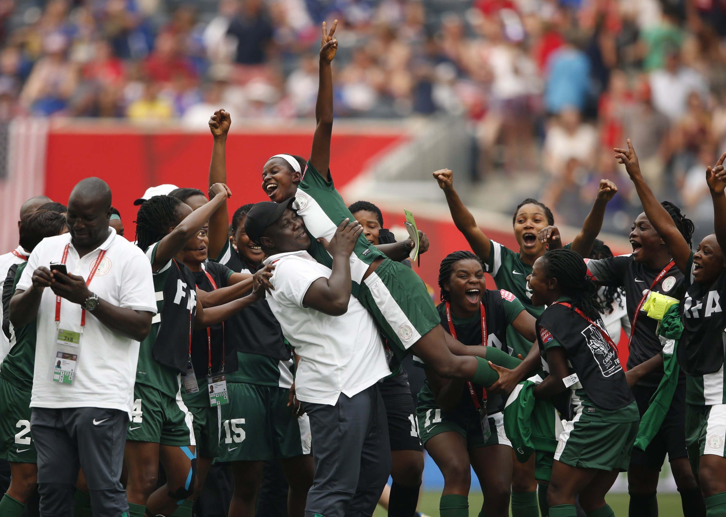 Nigeria's Super Falcons Football Team Takes Pay Protest to President Buhari