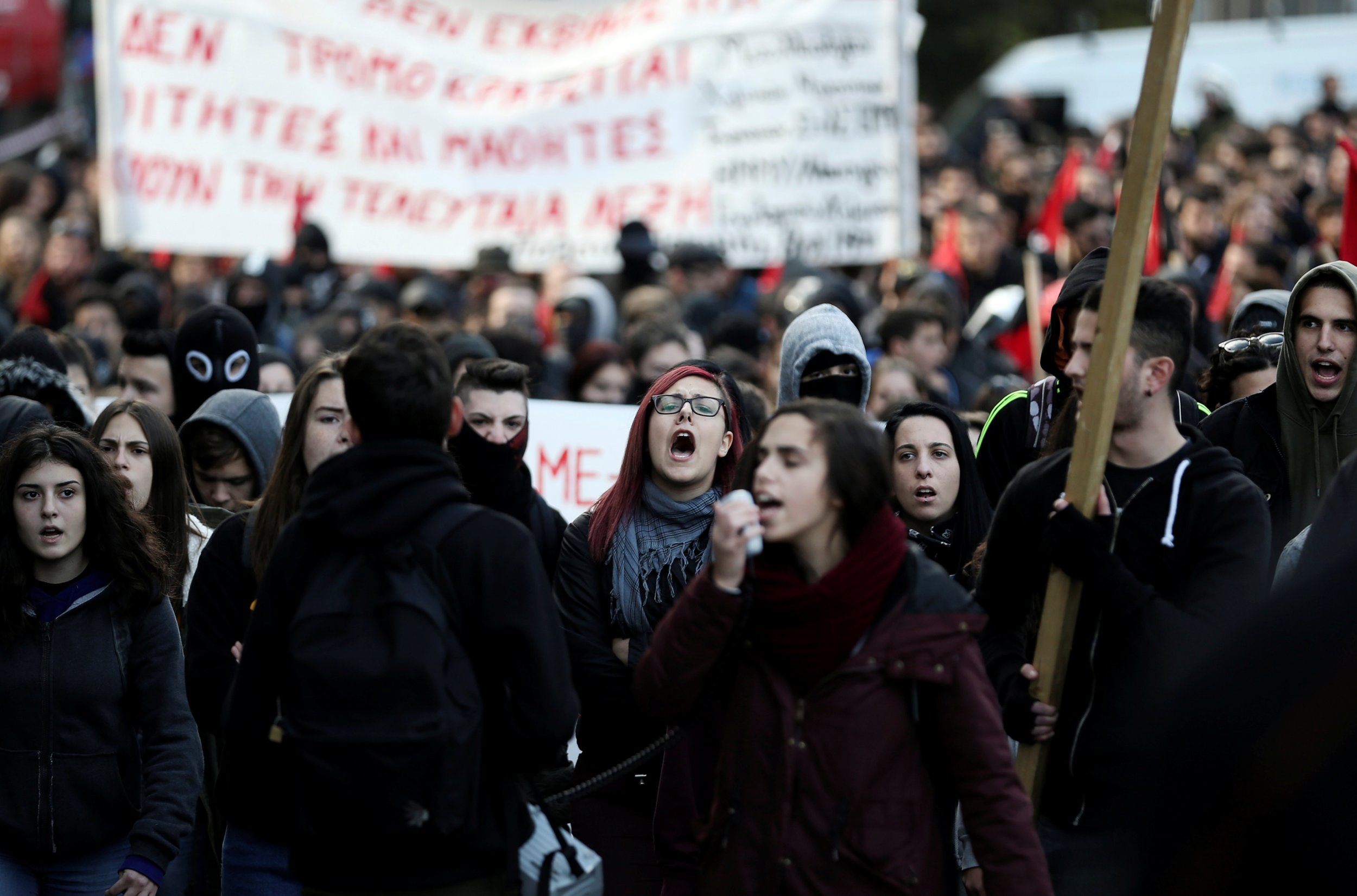 Athens protests austerity