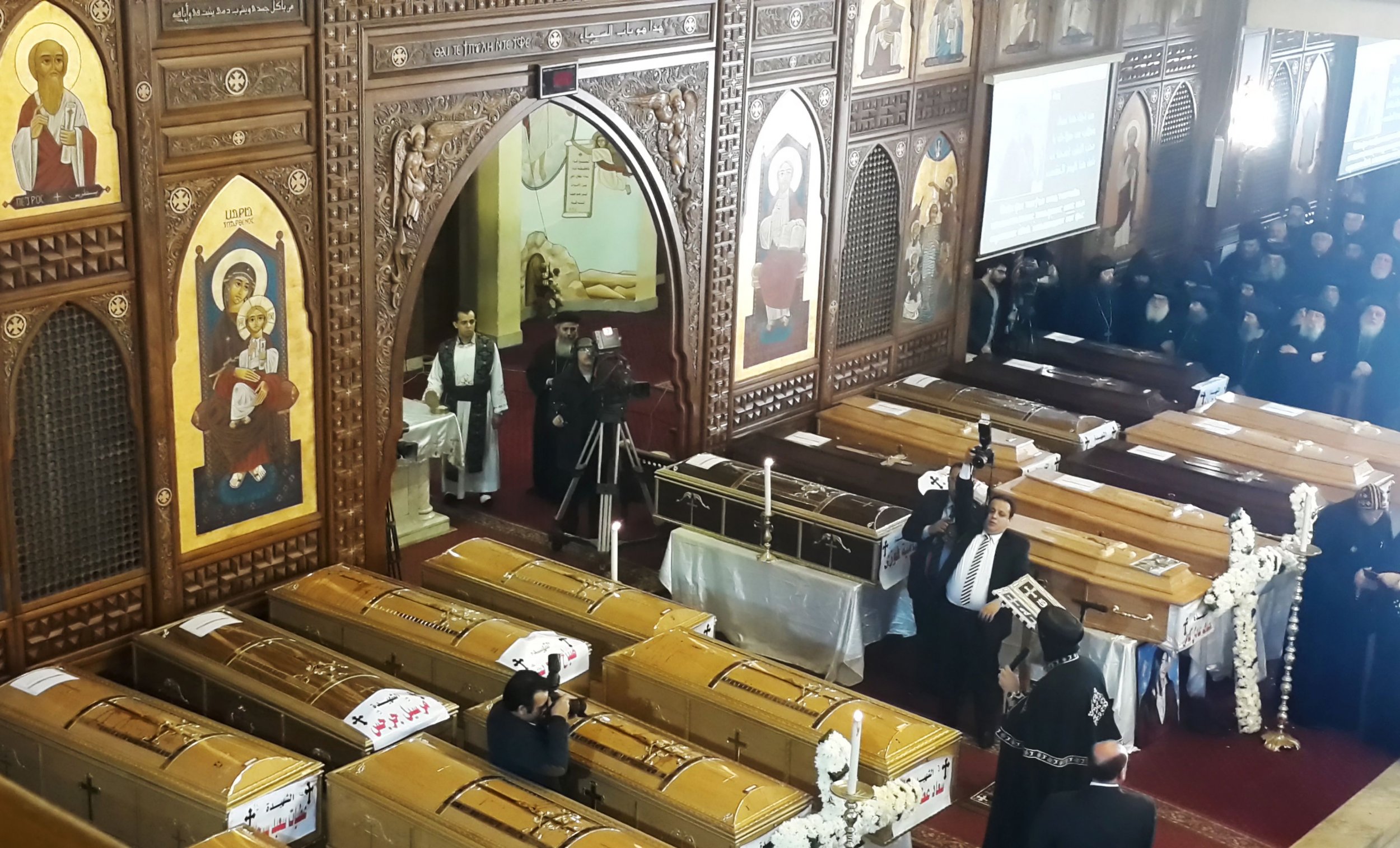 Cairo church bombing funeral