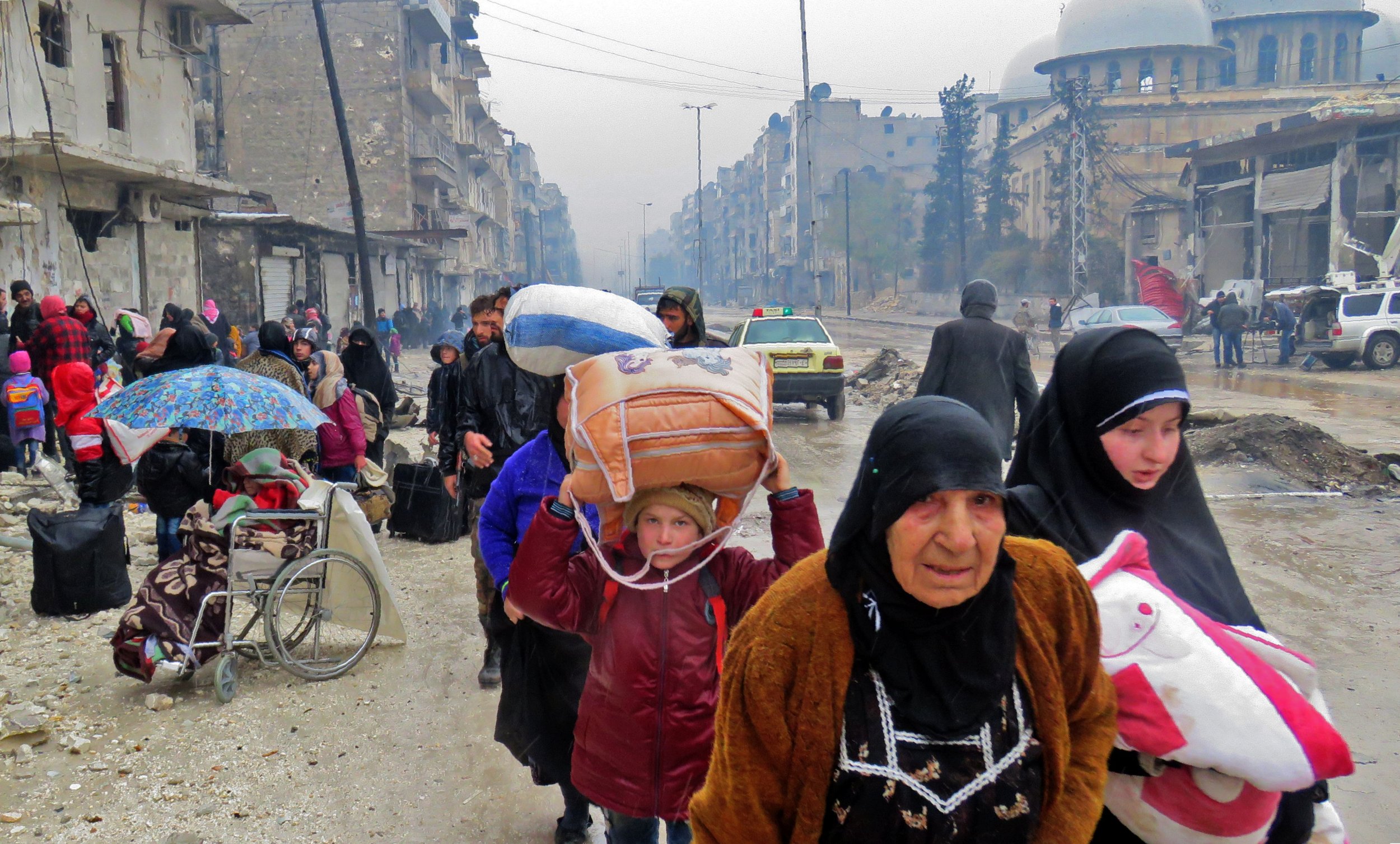 Aleppo residents