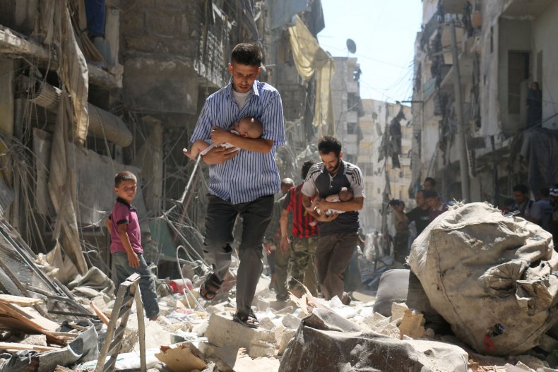 Aleppo civilians