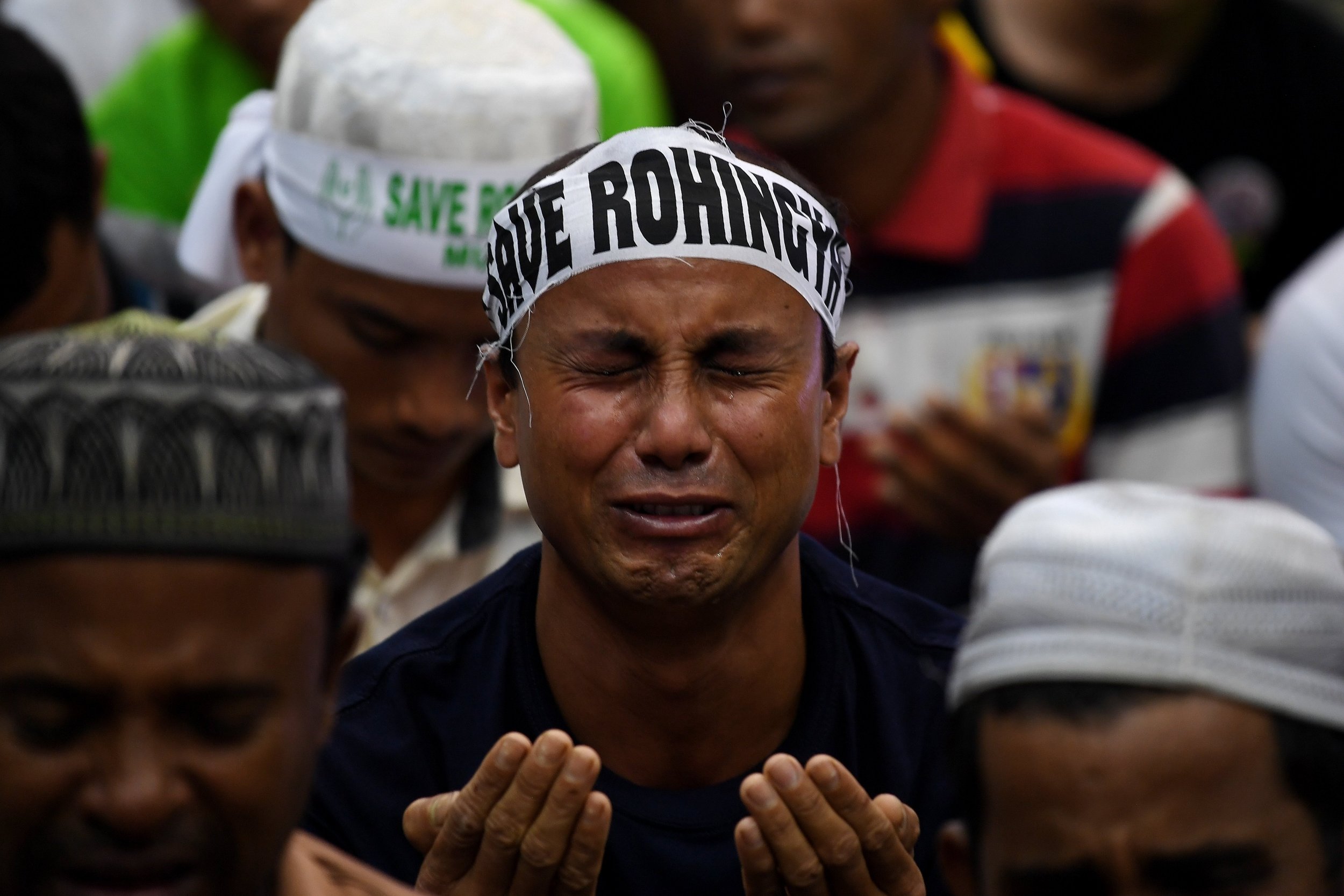 Rohingya protest
