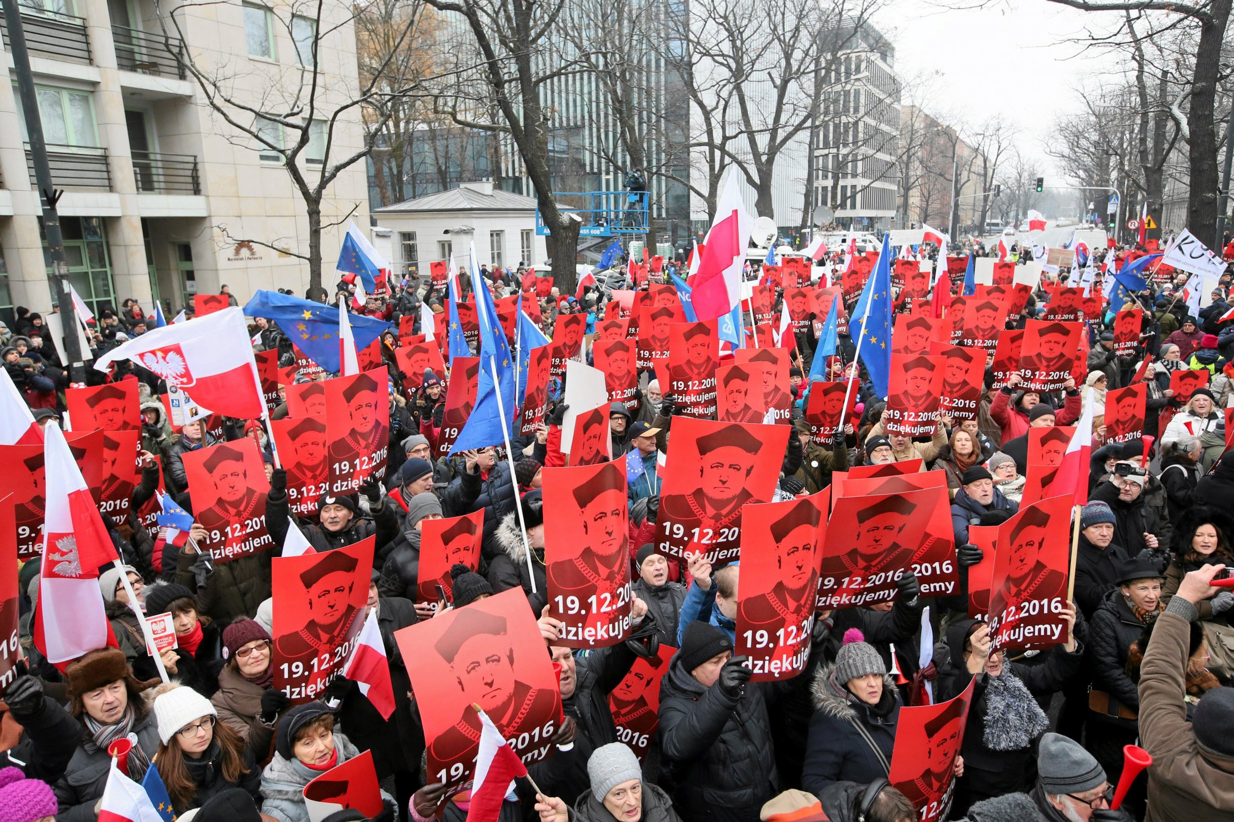 Protests in Warsaw