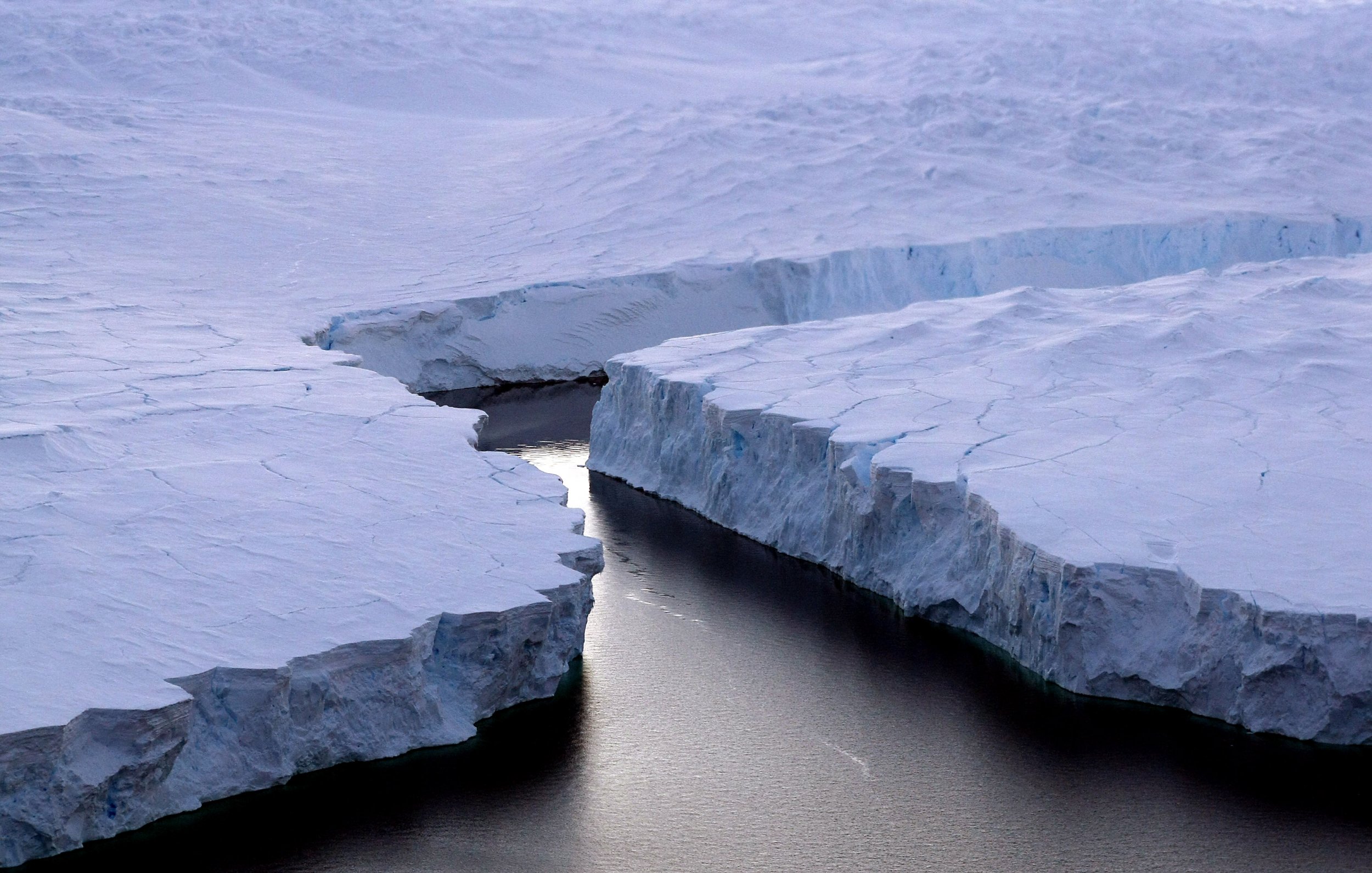 Huge Antarctic Iceberg Poised to Break Off Into Sea - Newsweek