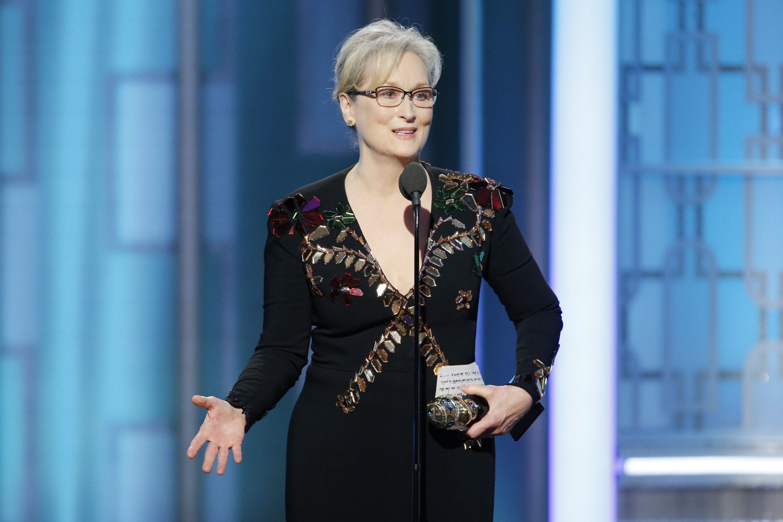 Meryl Streep at Golden Globes