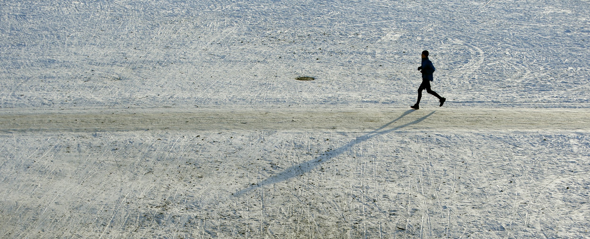 Jogger in Theresienwiese, Munich