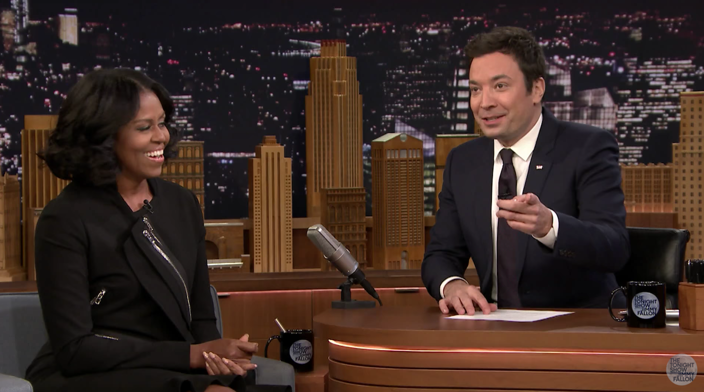 Jimmy fallon gegen michelle obama