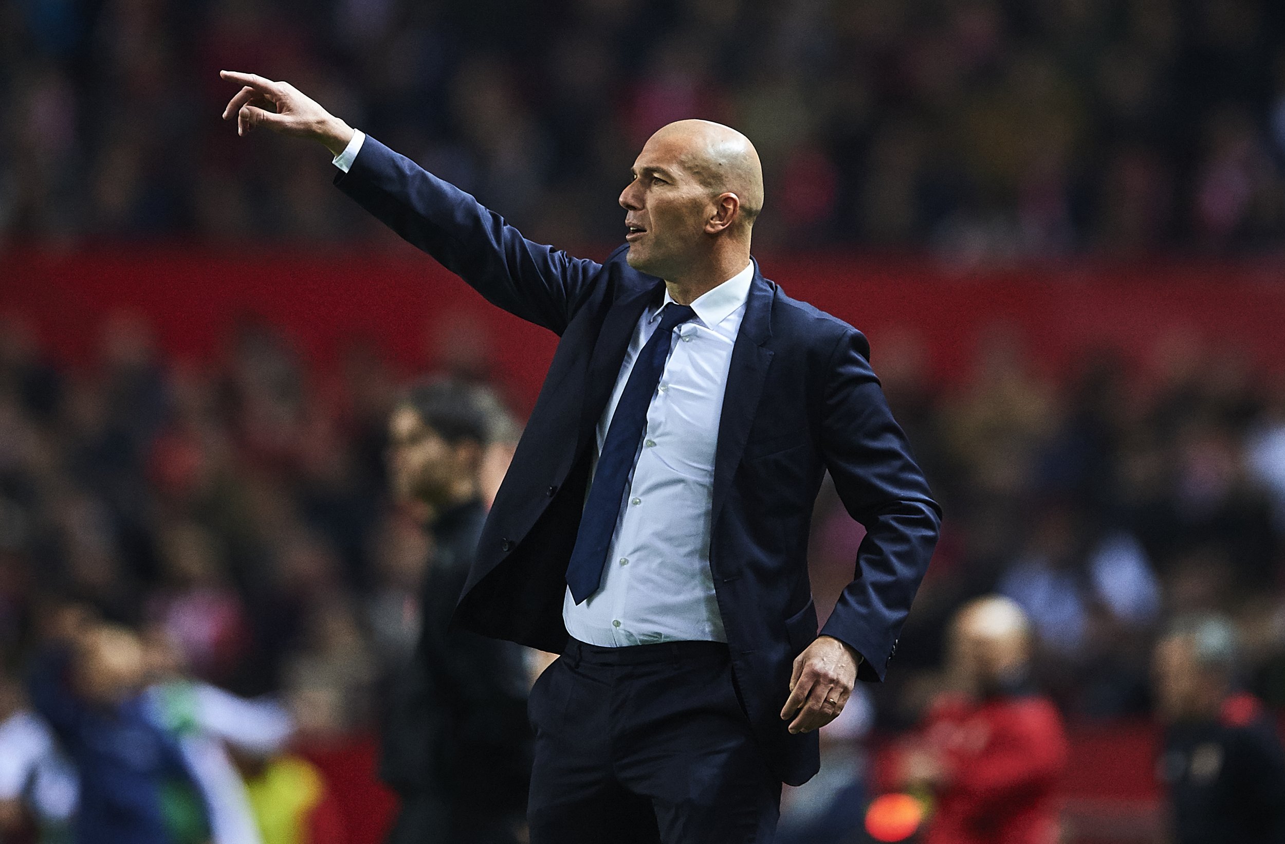 Real Madrid manager Zinedine Zidane