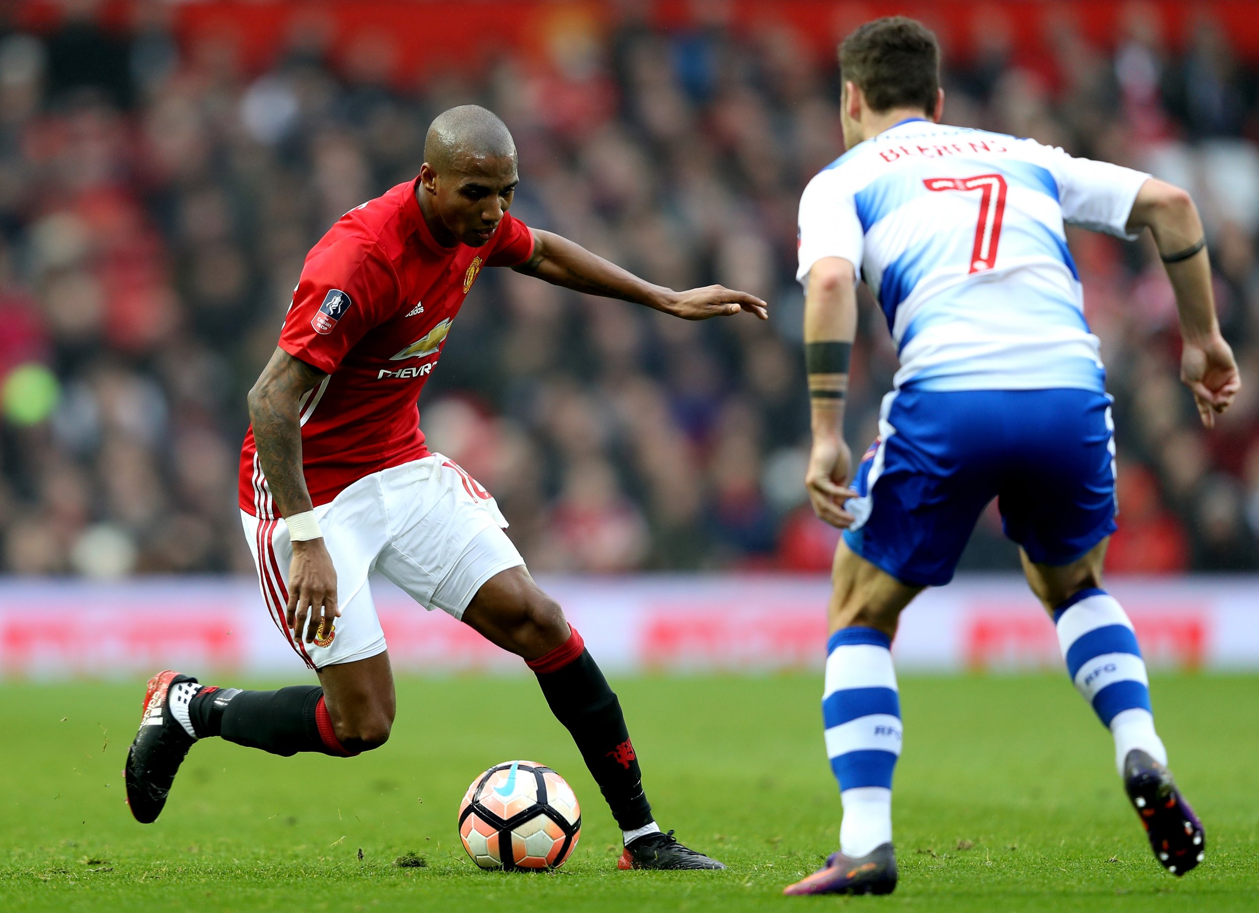 Manchester United winger Ashley Young