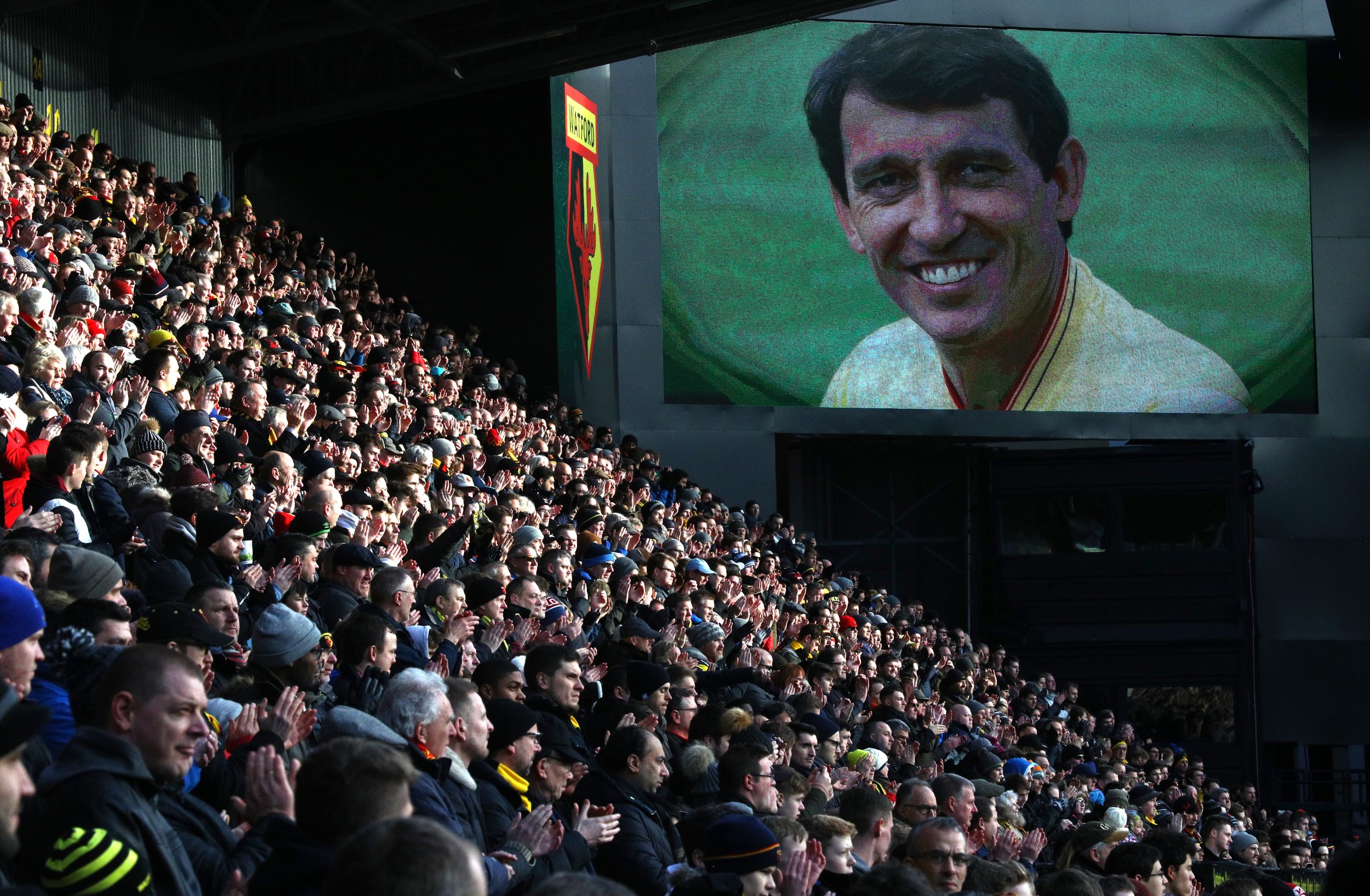 An image of Graham Taylor, the former Watford manager.