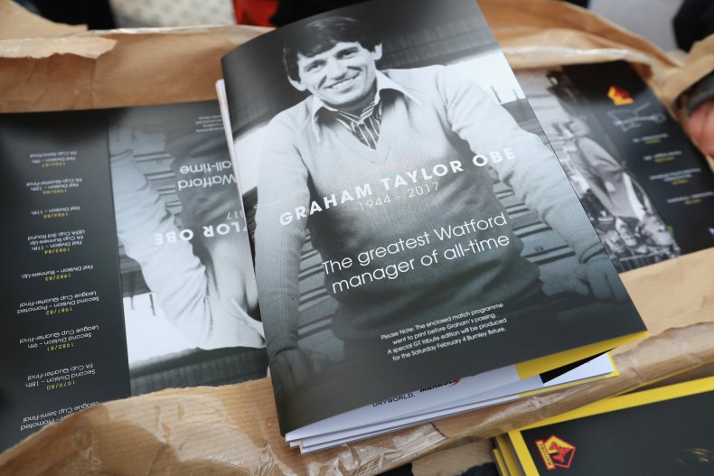 A programme at Vicarage Road dedicated to Graham Taylor.