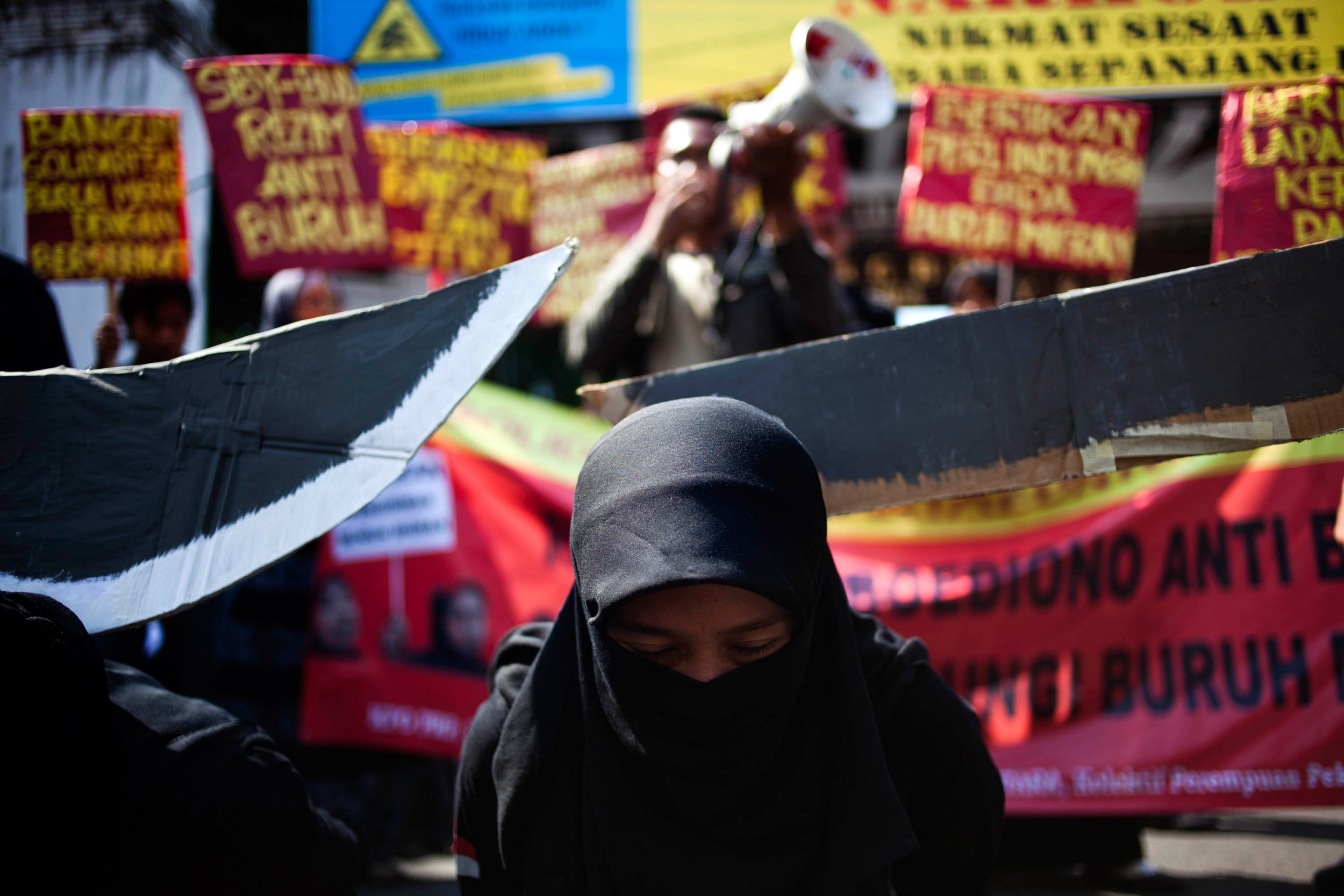 Indonesia Saudi protest