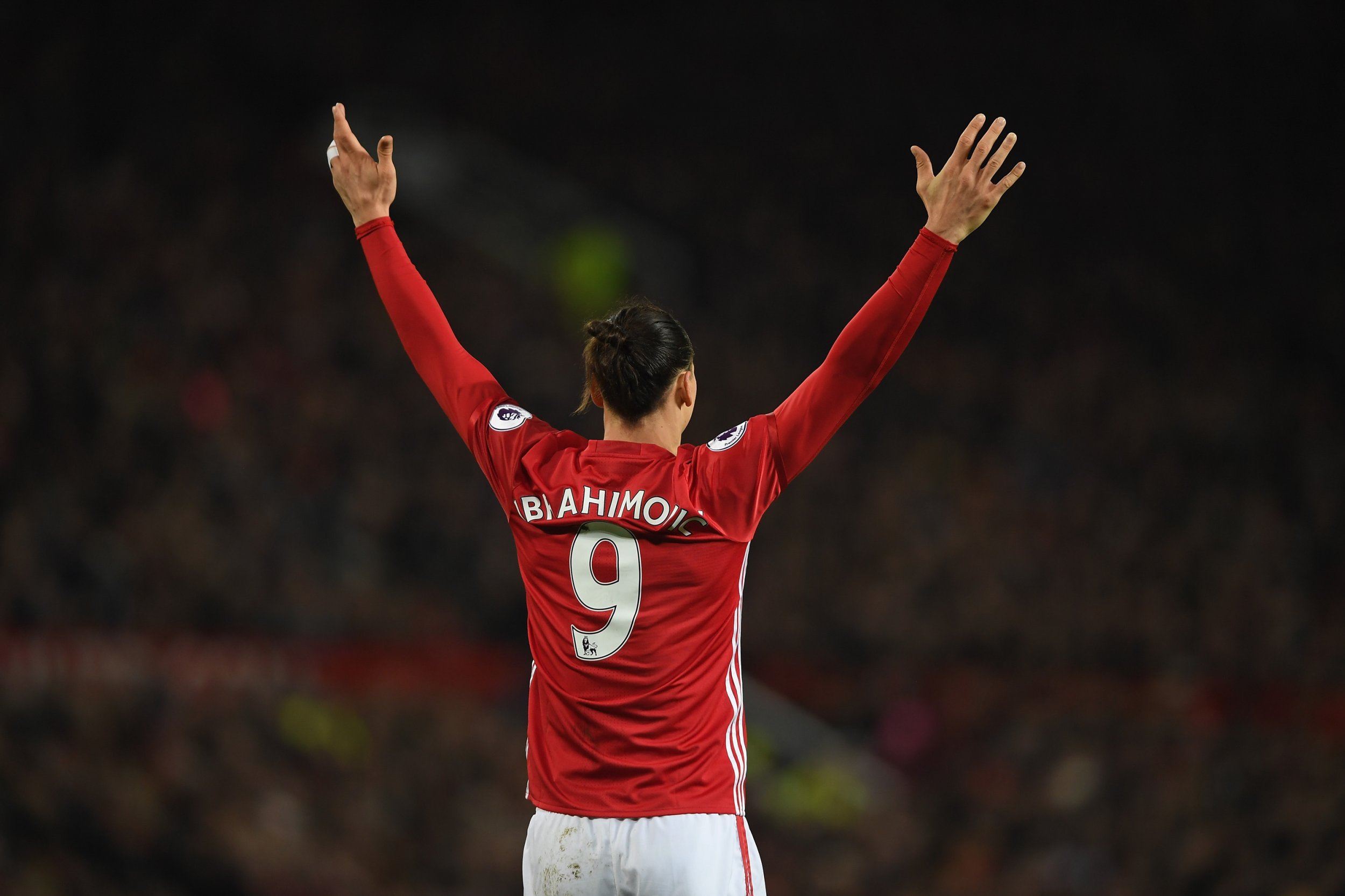 Manchester United striker Zlatan Ibrahimovic