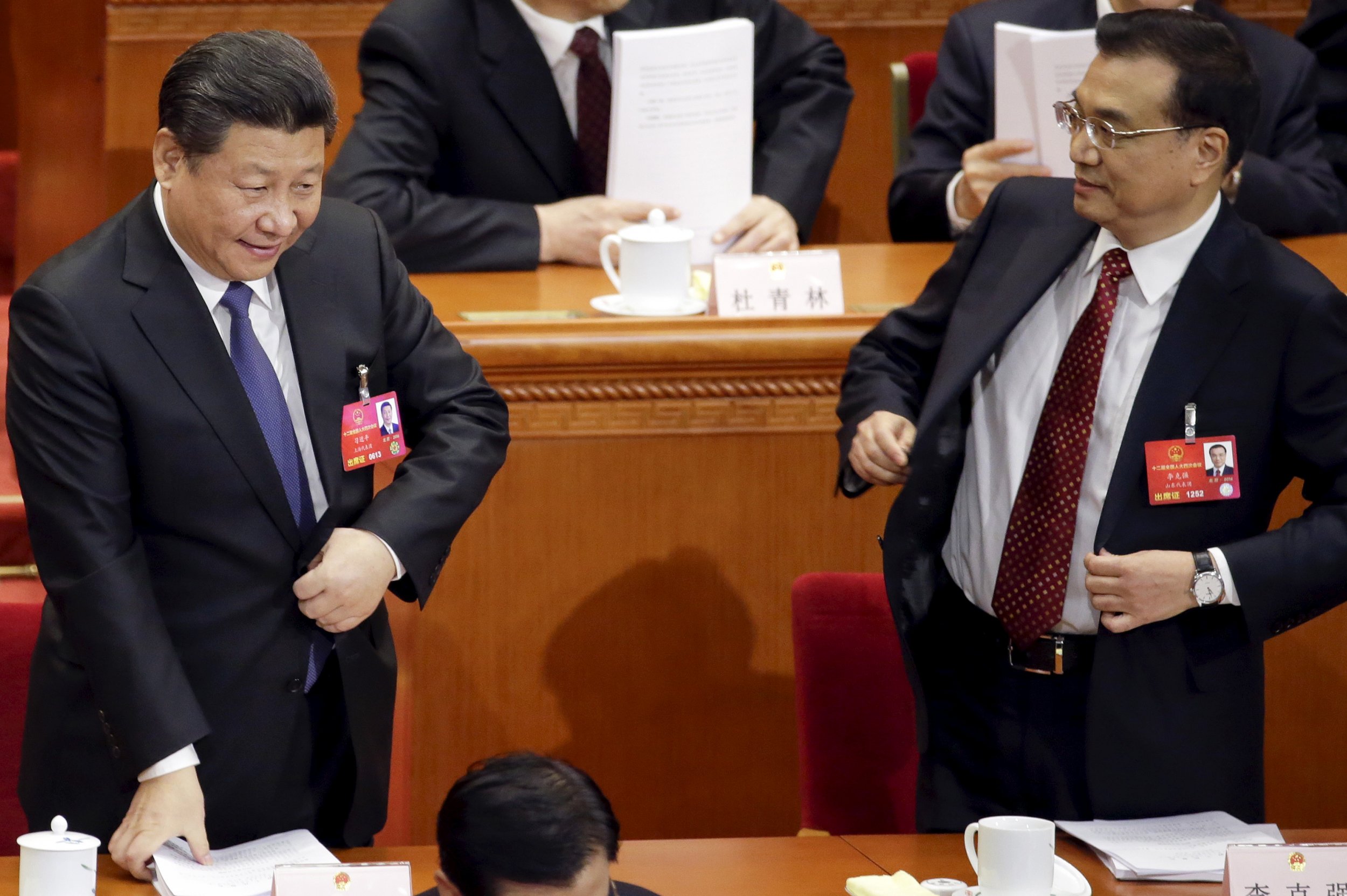 China Xi Jinping and Li Keqiang