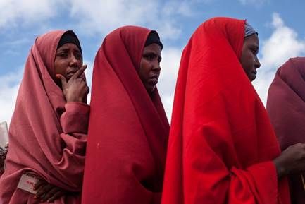 Women and girls in Dadaab refugee camp