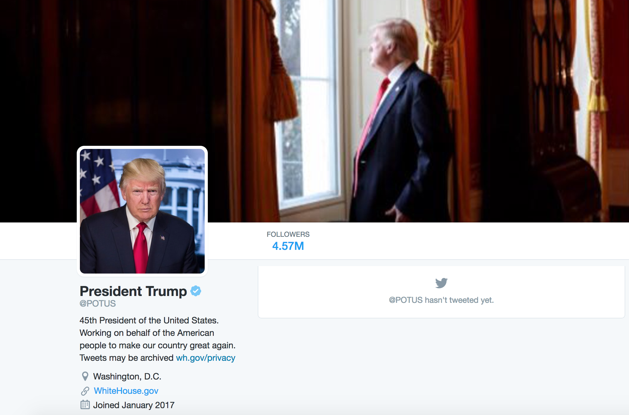 potus twitter trump