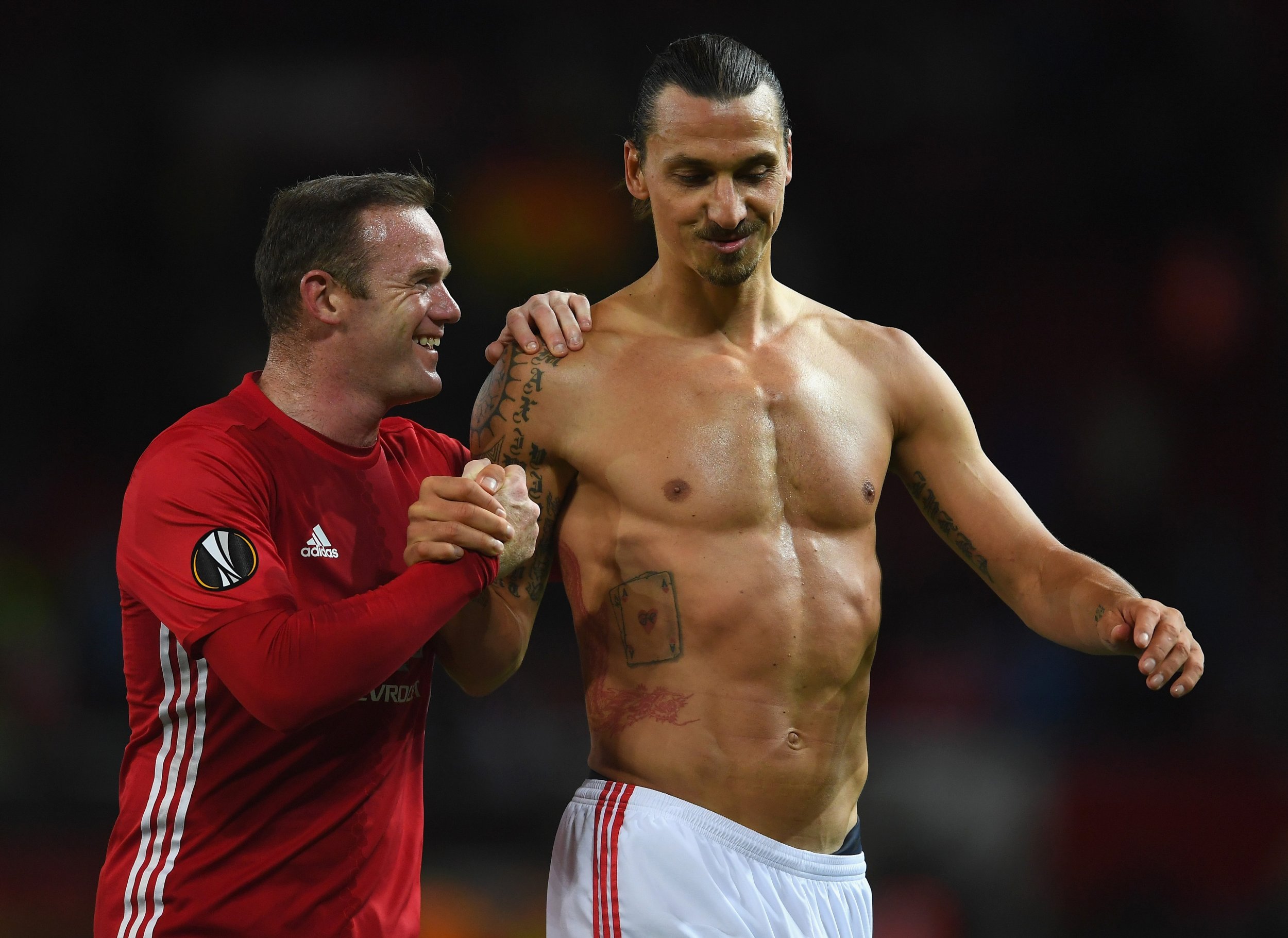 Rooney and Ibrahimovic 