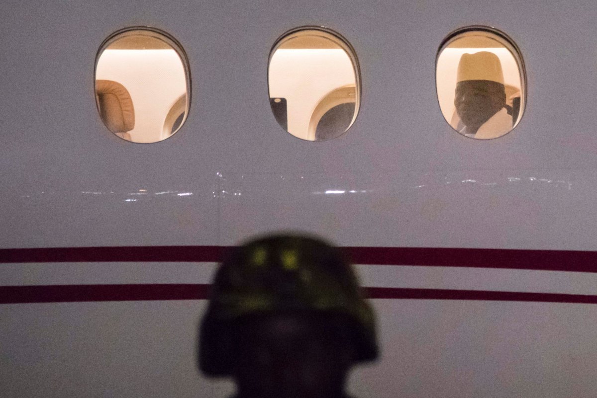 Yahya Jammeh plane