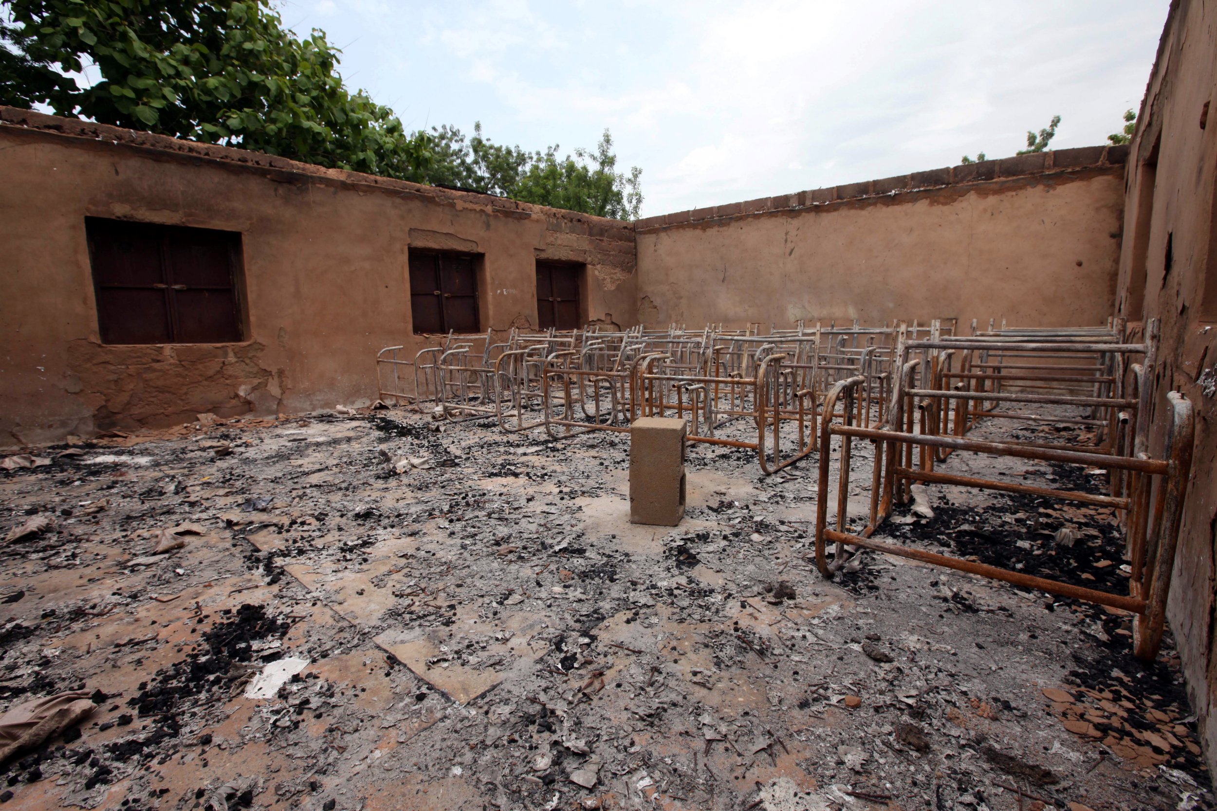 Fulani herdsmen burnt classroom