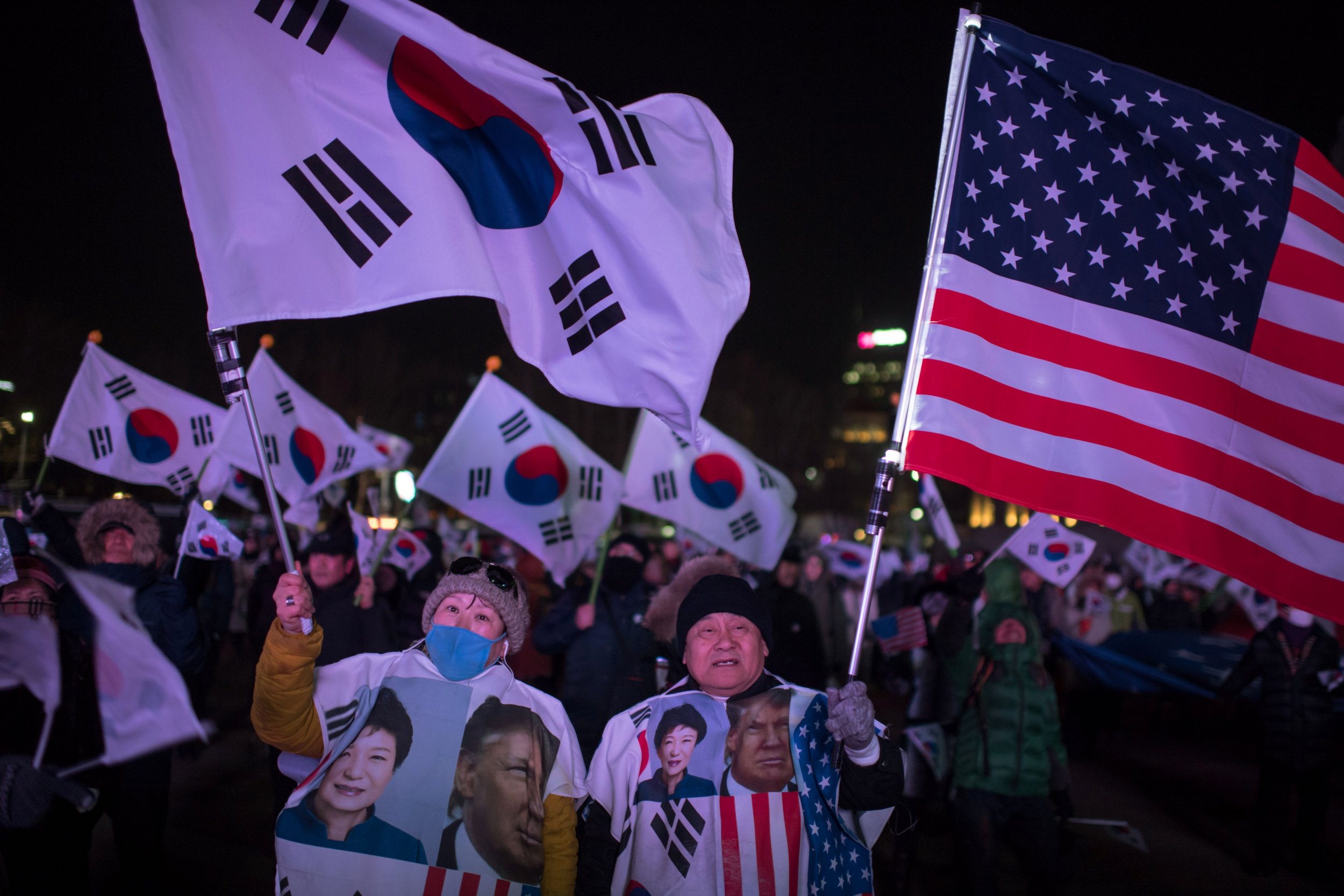South Korea Trump rally