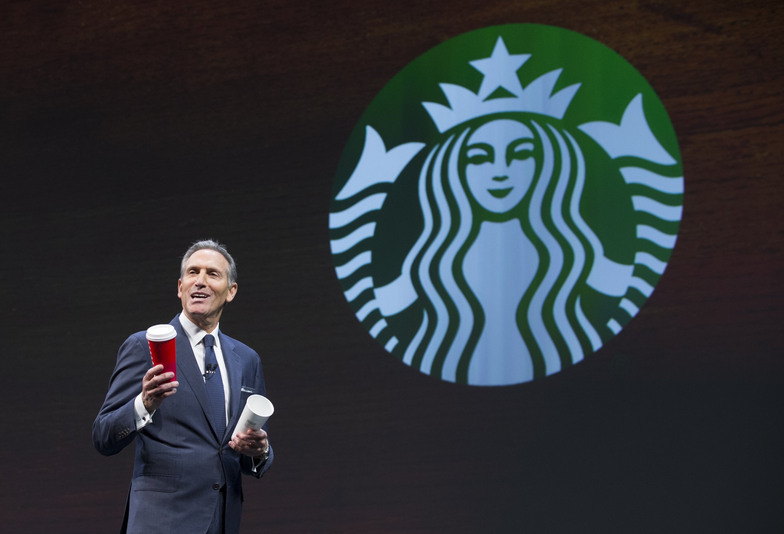 Starbucks CEO Howard Schultz